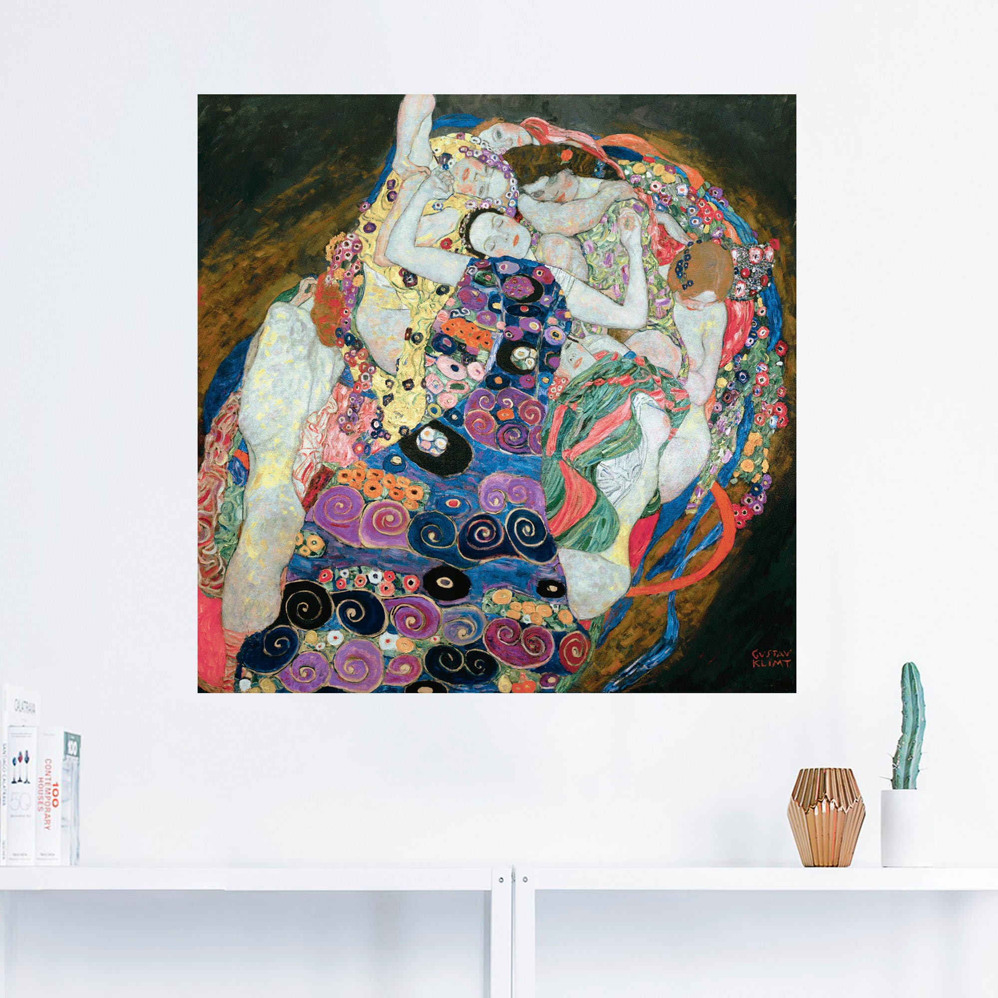 Artland Wandbild »Die Mädchen (Die Jungfrau)«, Frau, (1 St.), als Leinwandbild, Wandaufkleber in verschied. Größen