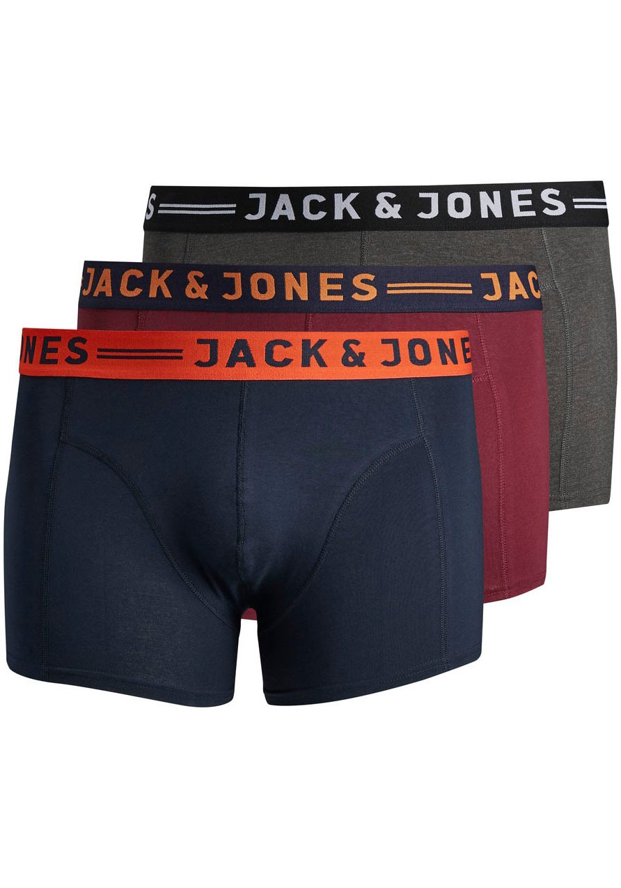 Jack & Jones PlusSize Boxershorts "JACLICHFIELD TRUNKS NOOS 3 PACK PLS" Pac günstig online kaufen