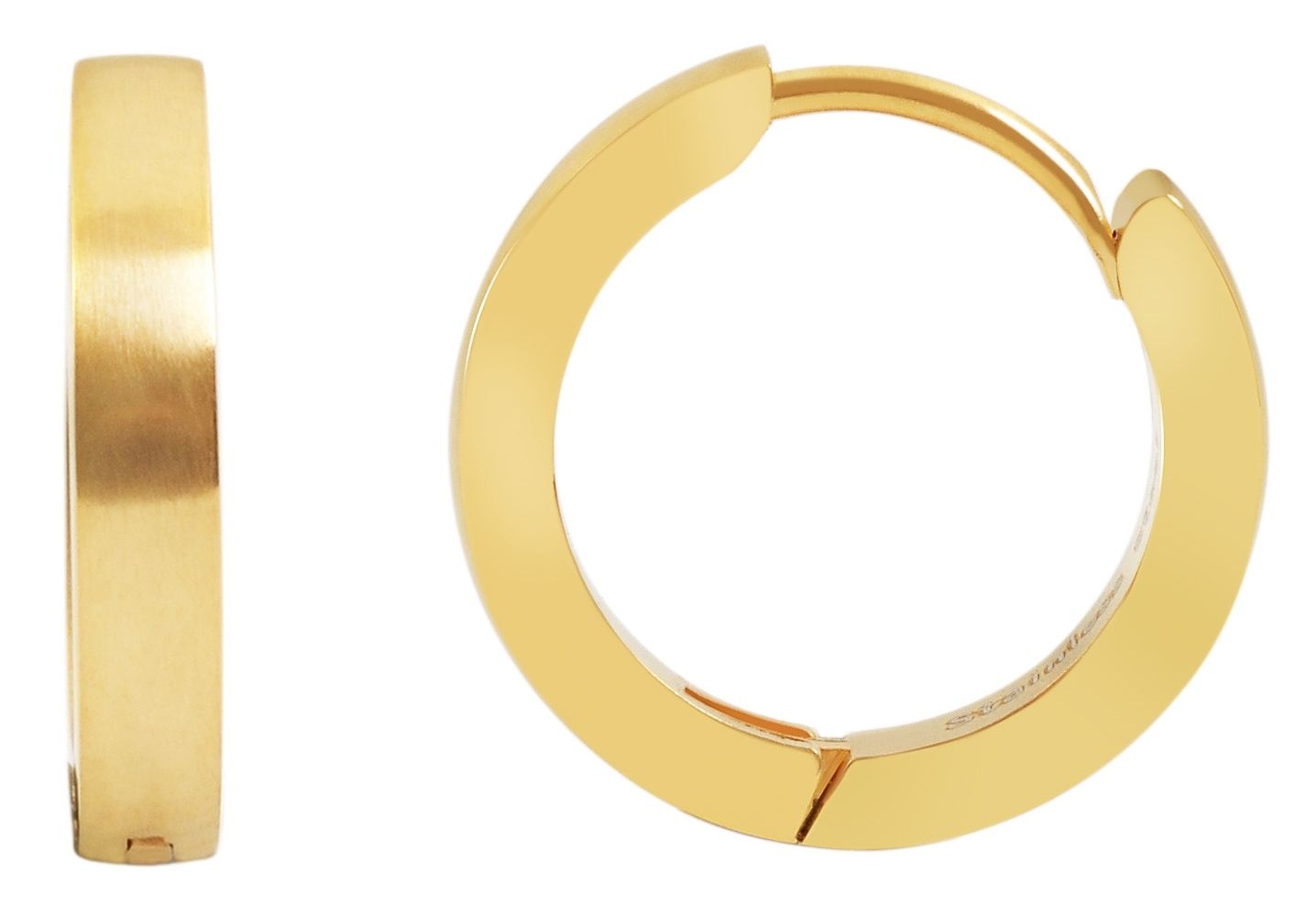 Adelia´s Klappcreolen »Damen Ohrringe – Klappcreole aus Edelstahl« Ein kleines Geschenk mit großer Wirkung