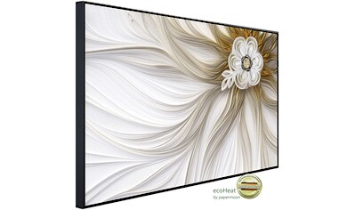Papermoon Infrarotheizung »Muster mit Blumen gold«, sehr angenehme Strahlungswärme kaufen