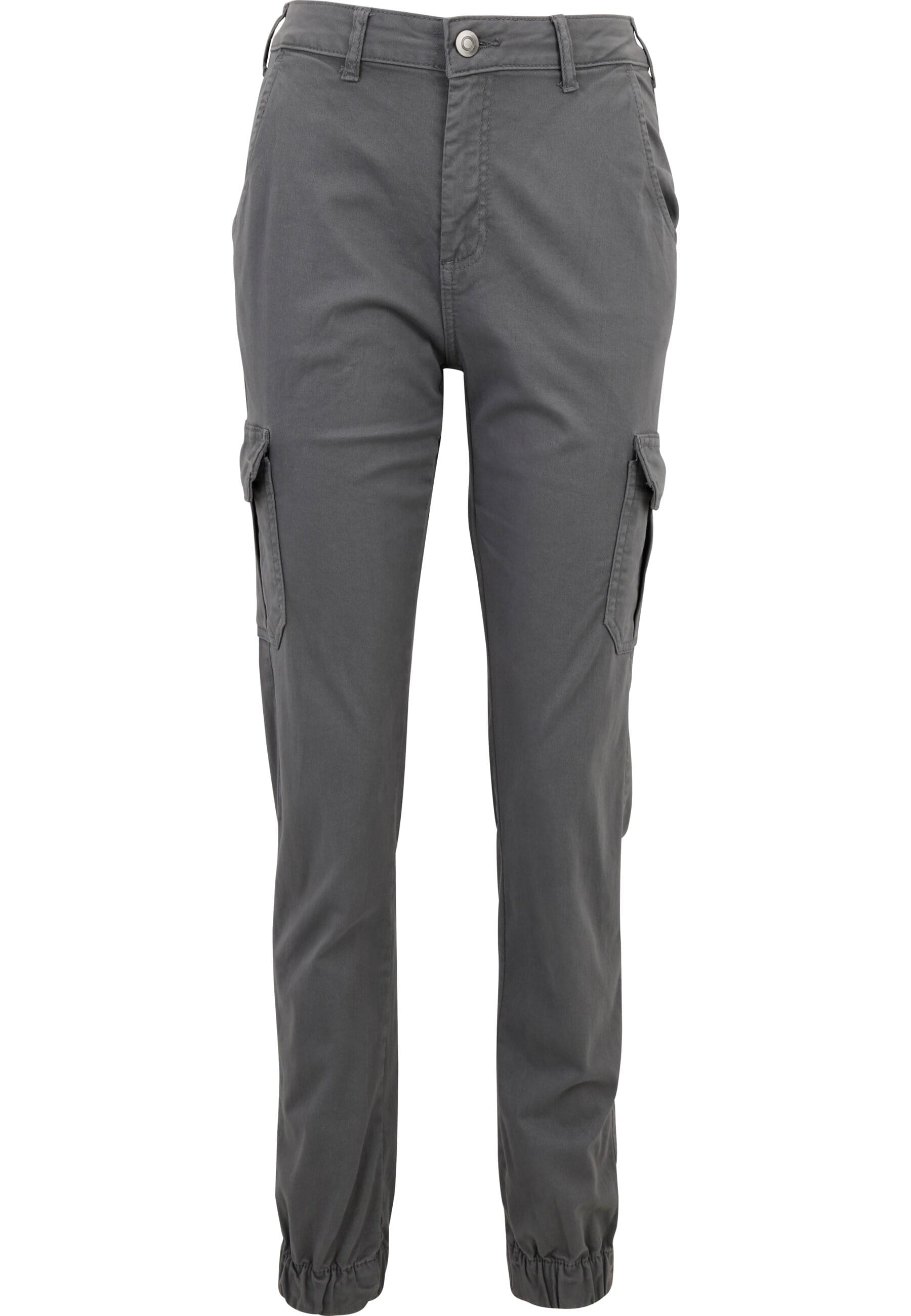 URBAN CLASSICS Cargohose "Urban Classics Damen Ladies High Waist Cargo Pant günstig online kaufen