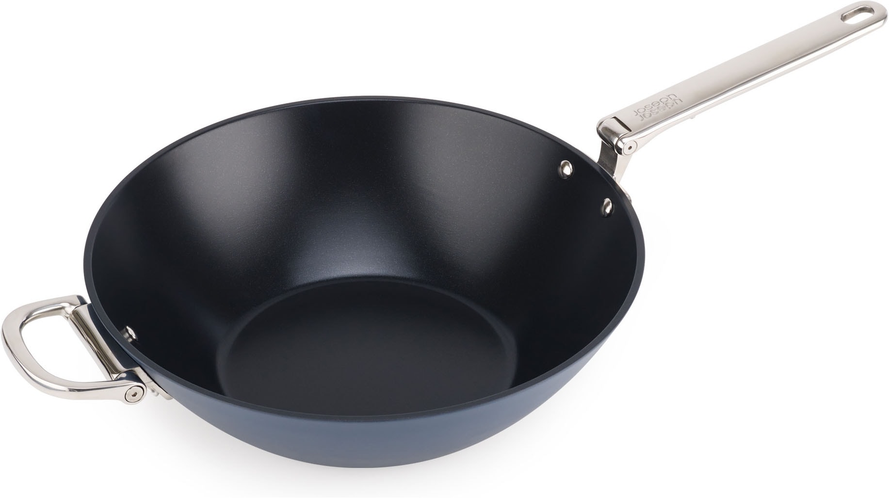 Joseph Joseph Wok »Space 32 cm (12,5") Antihaft-Wok mit klappbarem Griff und Deckel« Aluminium 1 tlg.