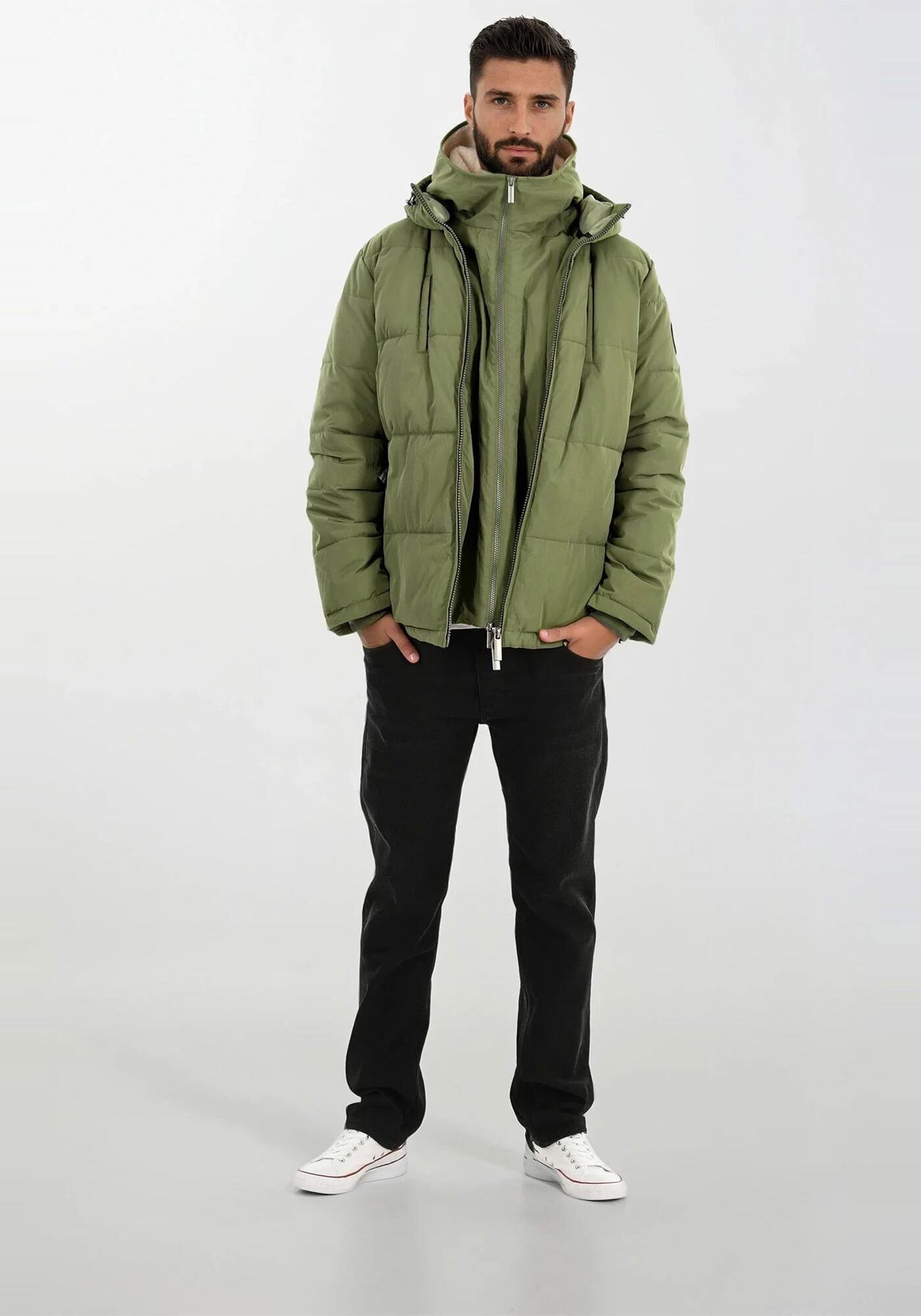 Alessandro Salvarini Winterjacke "ASFredii" mit abnehmbaren Teddy-Fleece-In günstig online kaufen