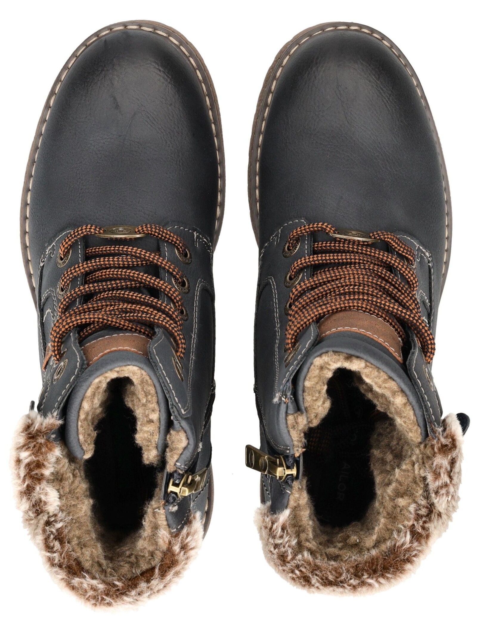 TOM TAILOR Schnürstiefelette »Tom Tailor Stiefelette Lederimitat«