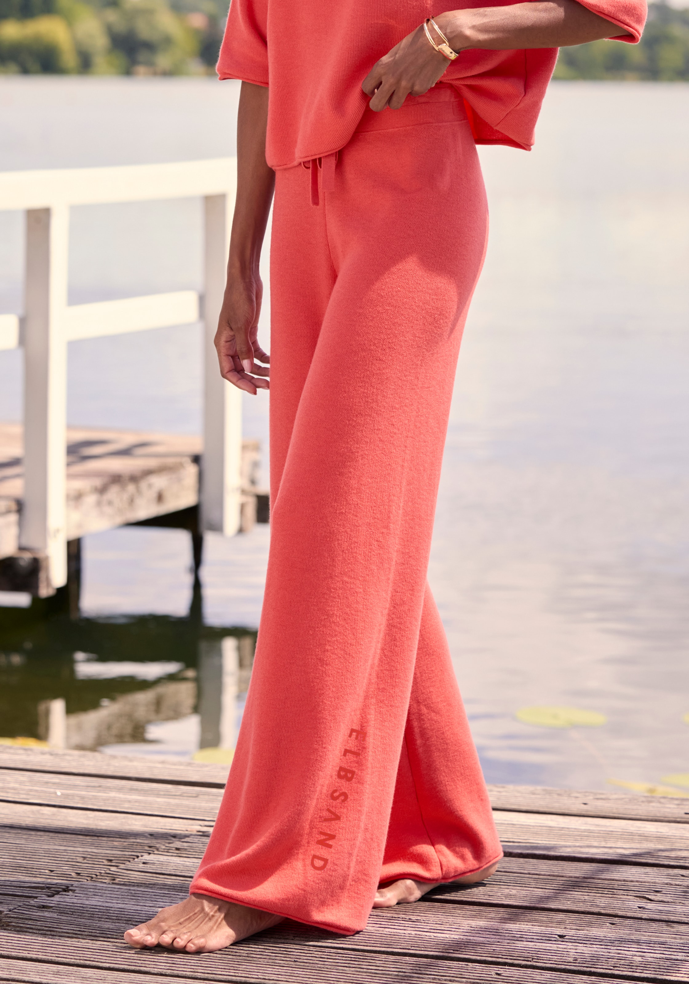 Elbsand Loungehose aus hochwertigem Feinstrick, Loungewear günstig online kaufen