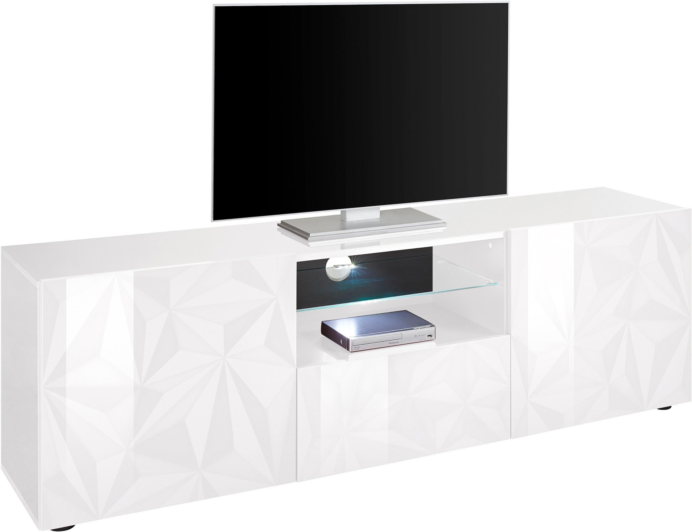 INOSIGN Lowboard "Prisma Breite 181 cm, TV-Board 2 Türen, 1 Schubkasten, TV günstig online kaufen