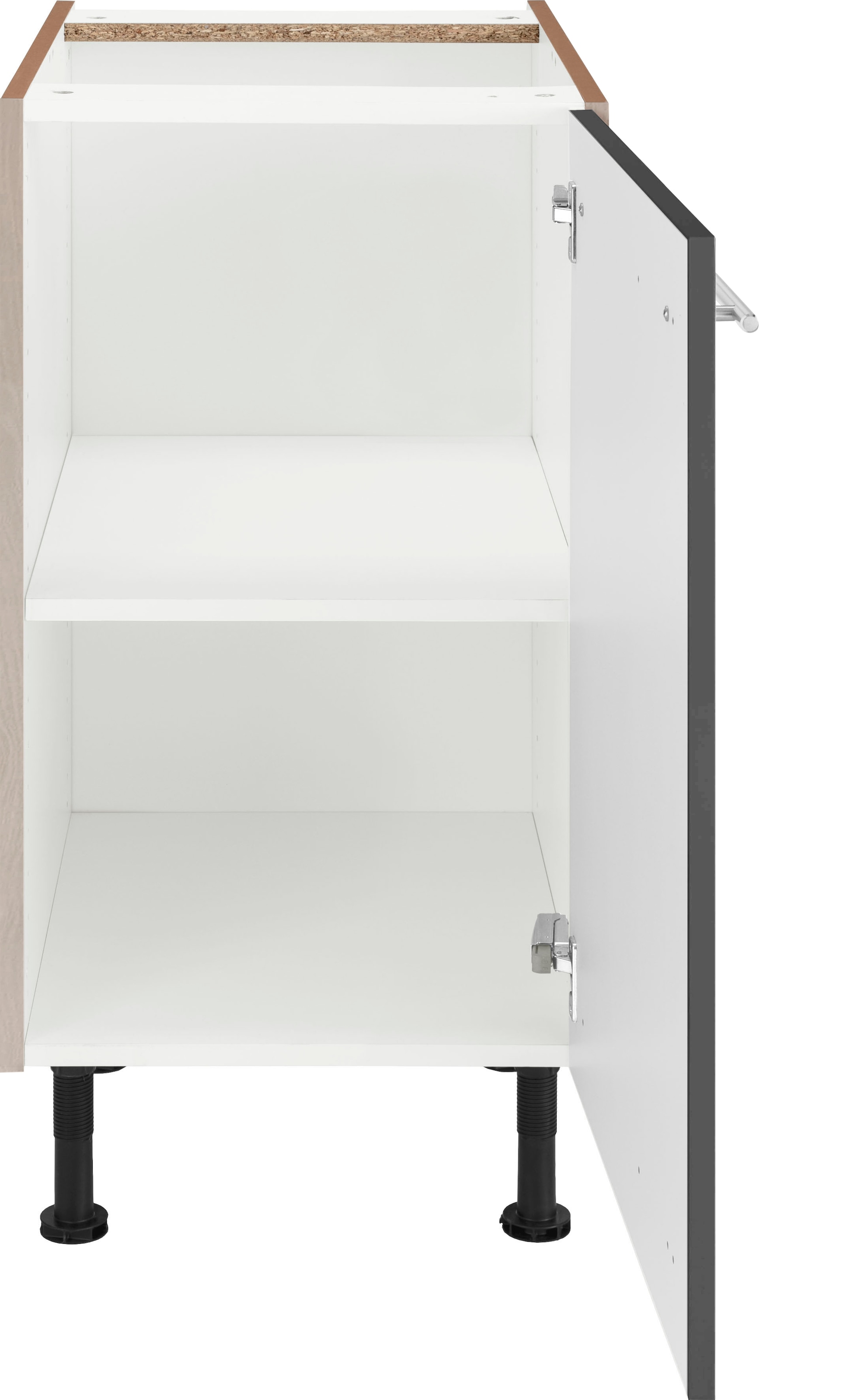 OPTIFIT Unterschrank »Bern«, 40 cm breit, mit 1 Tür mit höhenverstellbaren Füßen, mit Metallgriff