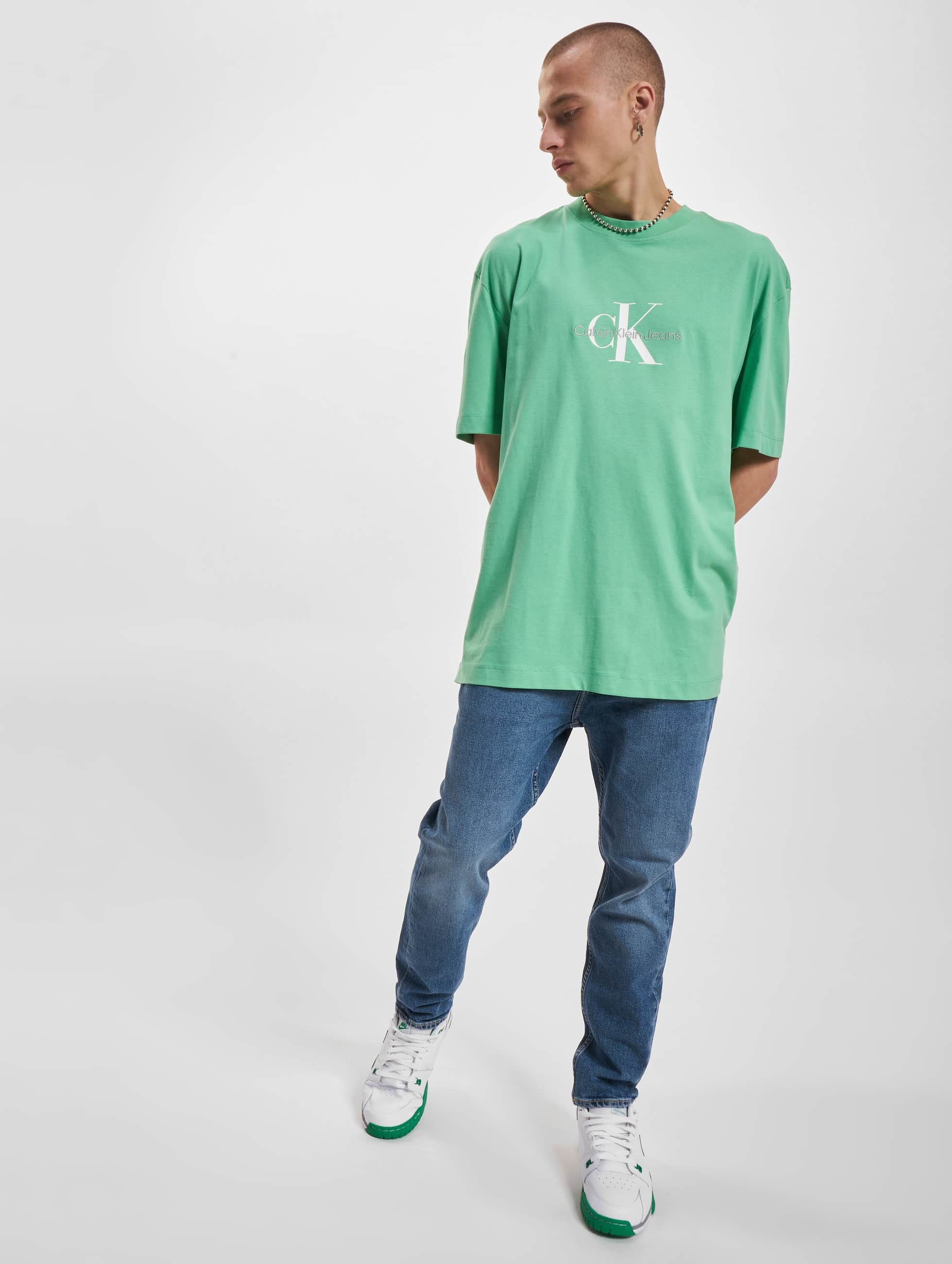 BAUR T-Shirt«, Calvin | T-Shirt Calvin Klein Klein tlg.) Oversized »Herren Monologo bestellen Jeans (1 ▷
