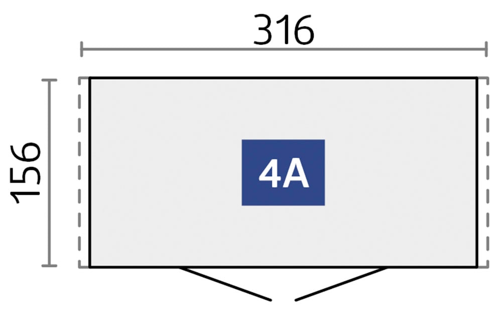 Biohort Gerätehaus »Europa Gr. 4A, verschiedene Farben« Qualitäts-Geräteschuppen aus Metall