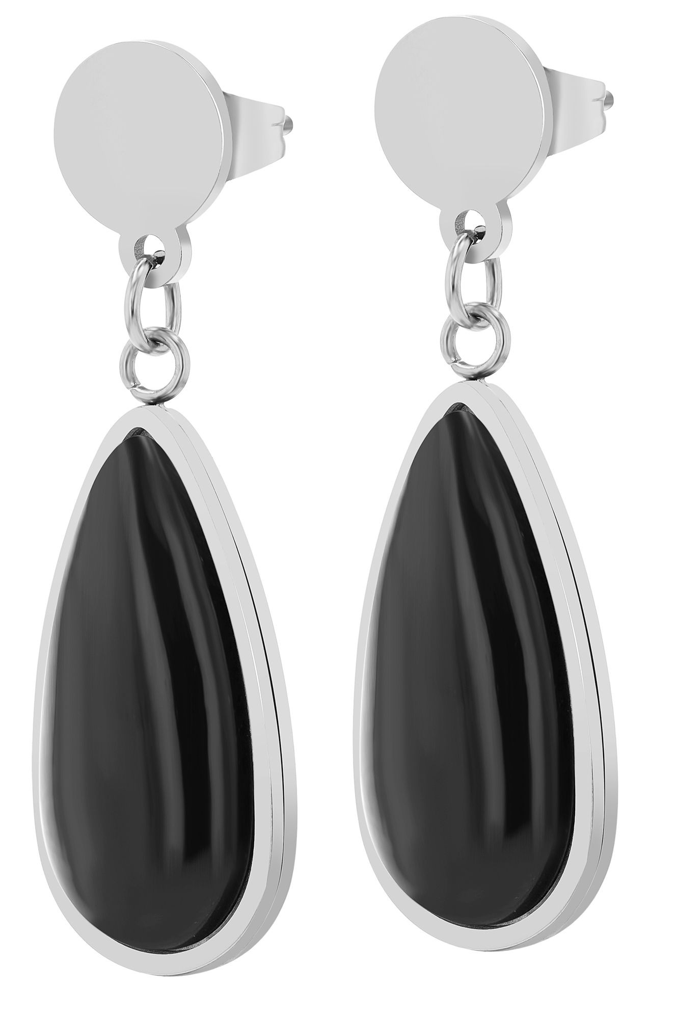 Kette ohne Anhänger ADELIA´S "Damen Halskette mit Anhänger – aus Edelstahl", silber, Halsketten, Damen, 45cm, Edelstahl, Ideal als Geschenk zum einfach so