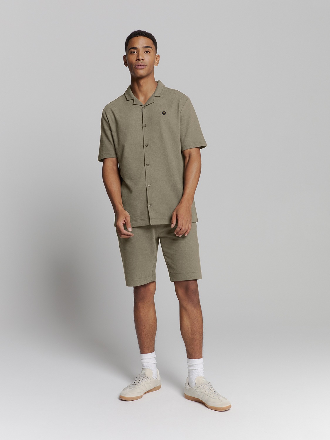 NO EXCESS Chinohose »No Excess Jersey-Shorts«
