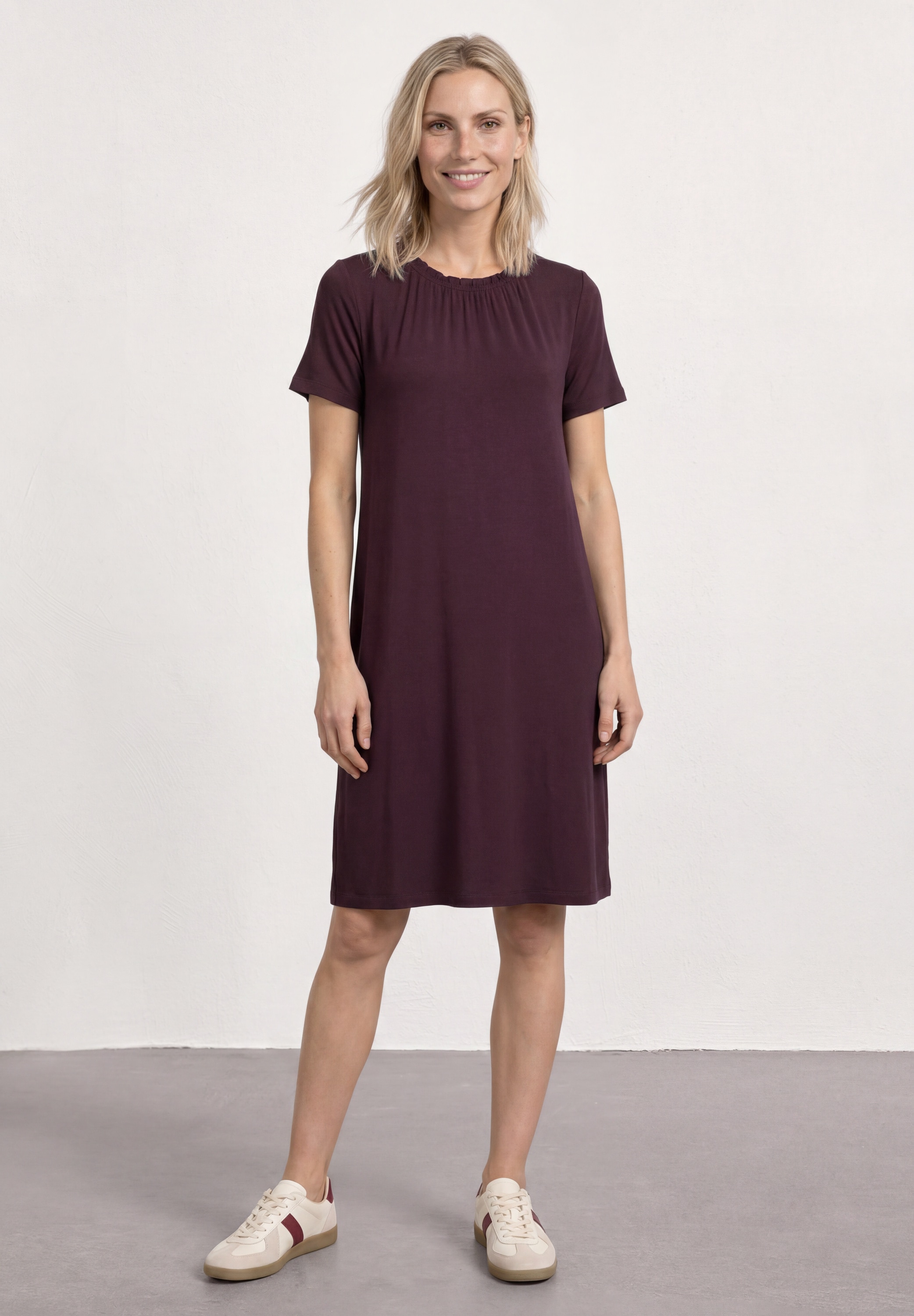 STREET ONE Sommerkleid Ohne Taschen knielang