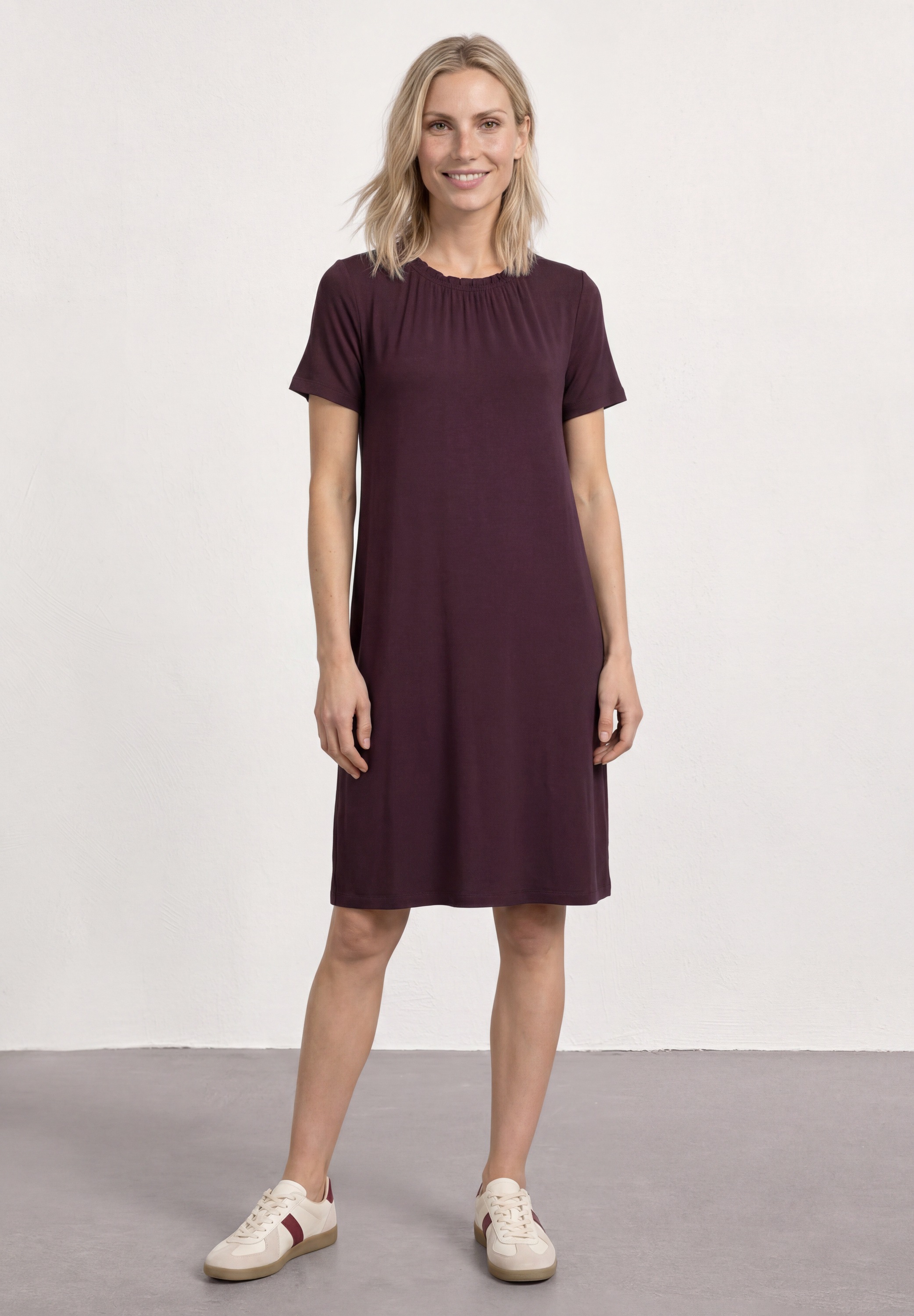 STREET ONE Sommerkleid Ohne Taschen knielang