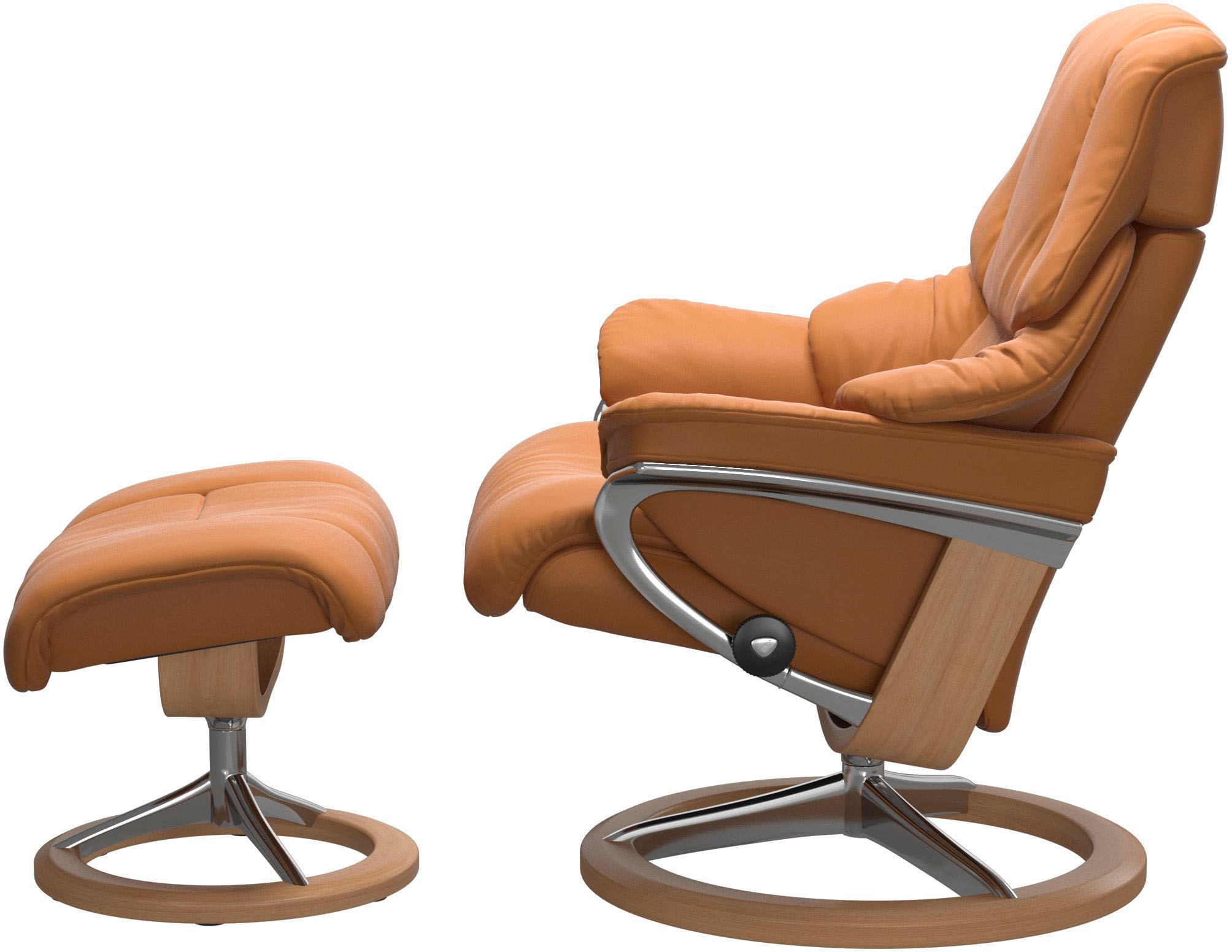 Stressless® Relaxsessel »Reno«, mit Signature Base, Größe S, M & L, Gestell Eiche