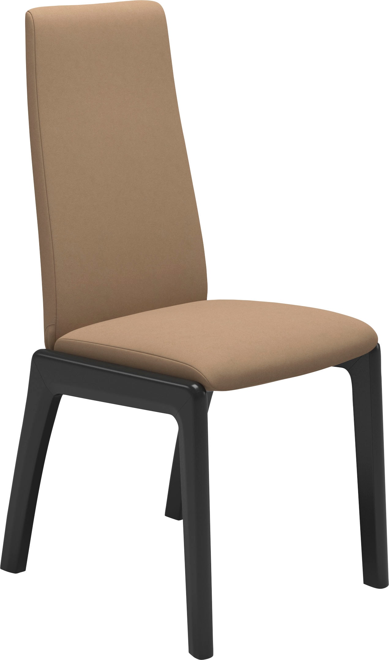 Stressless® Polsterstuhl »Laurel«, Microfaser DINAMICA, Low Back, Größe L, mit abgerundeten Beinen in Schwarz