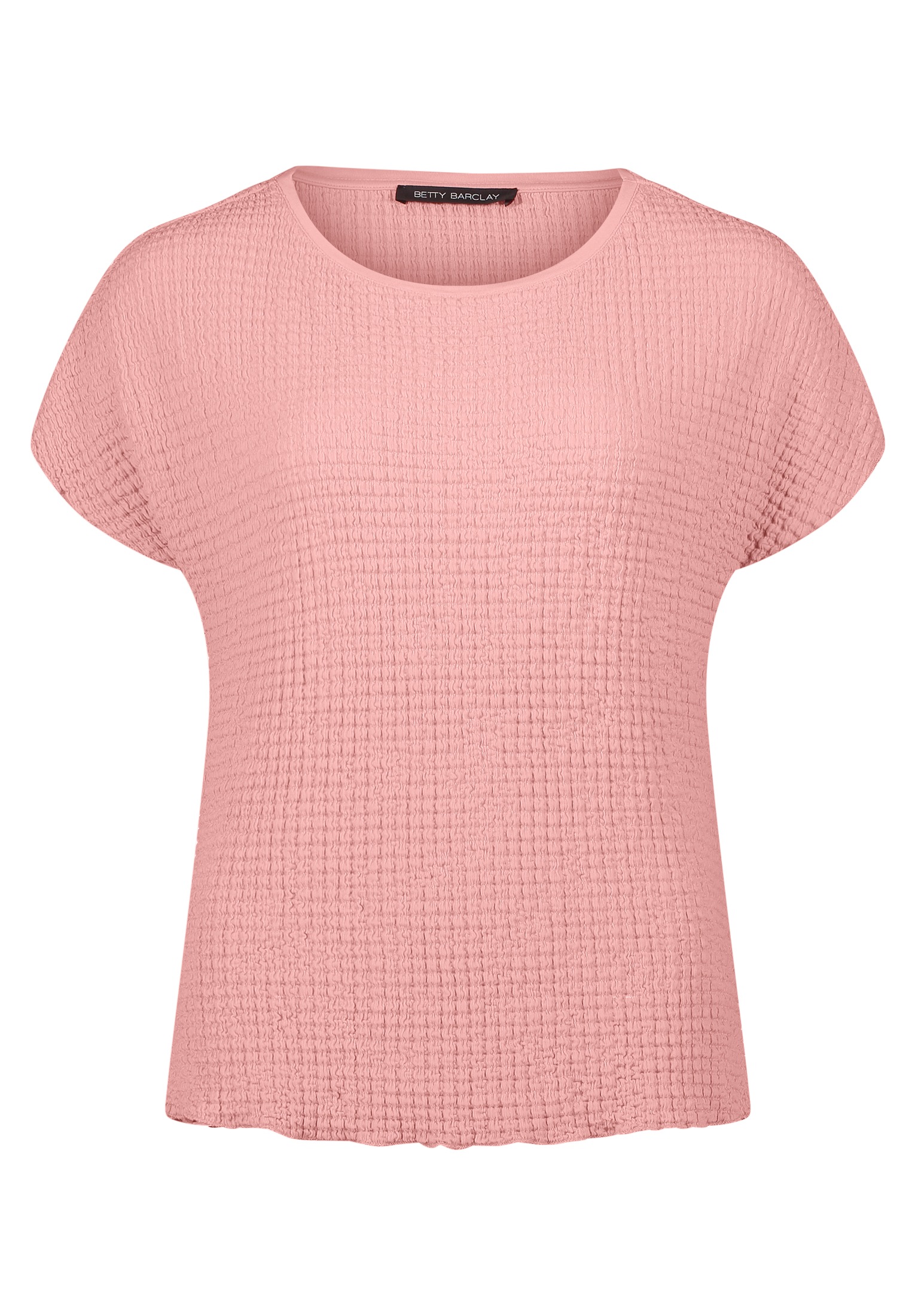 Betty Barclay Kurzarmshirt "Betty Barclay Damen Strukturshirt mit U-Boot-Au günstig online kaufen