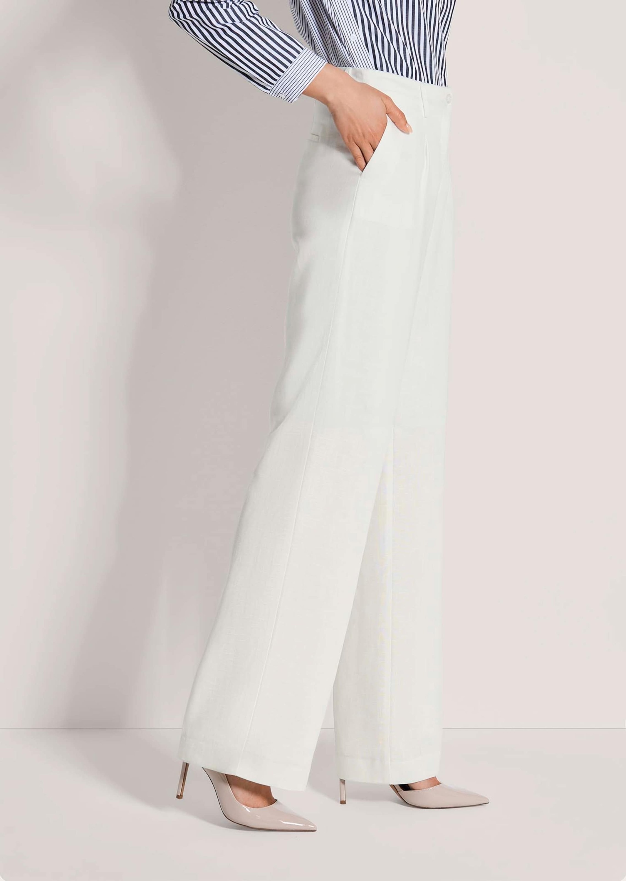 MADELEINE Stoffhose »Bundfaltenhose Palazzohose mit Formbund«