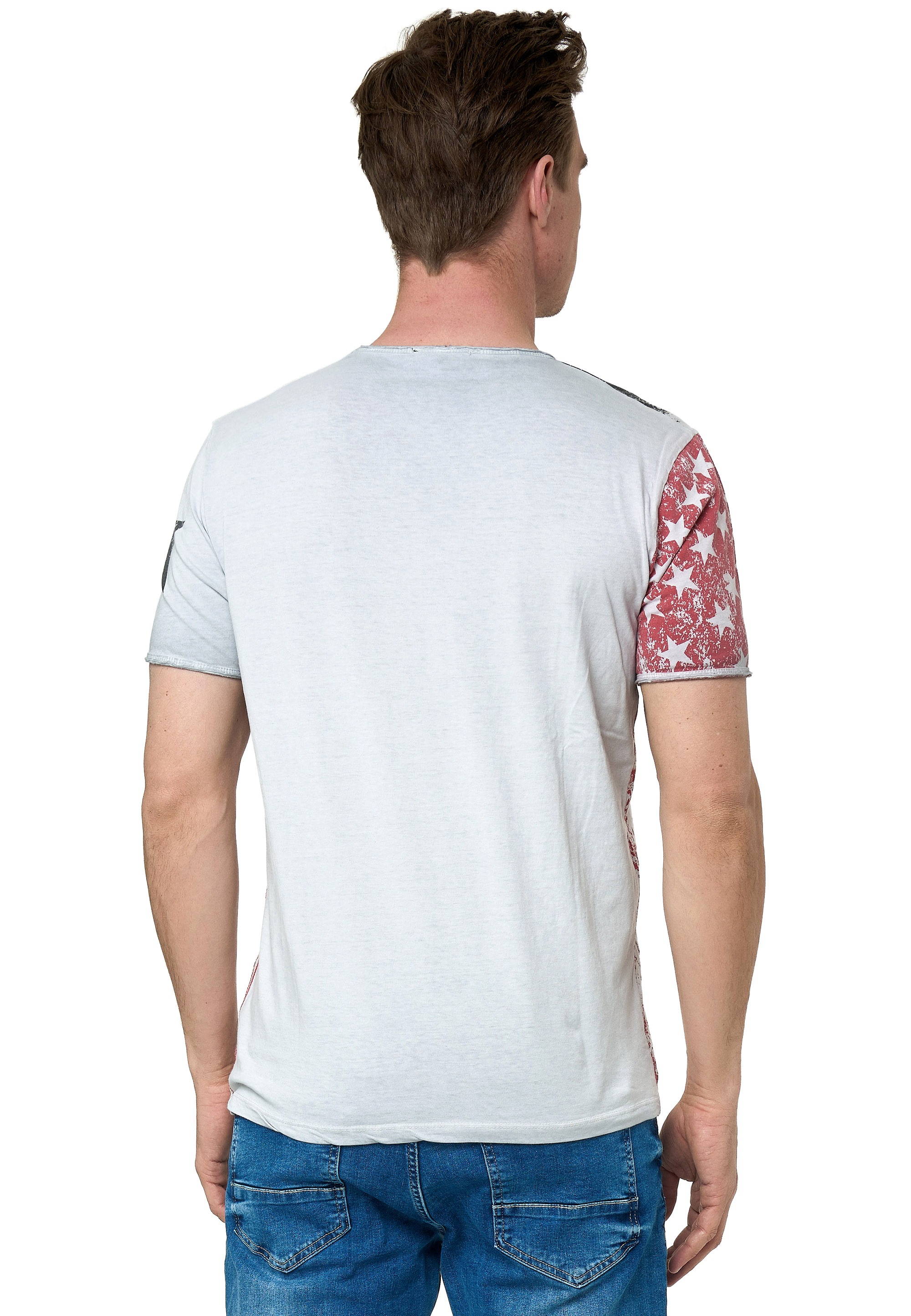 Rusty Neal T-Shirt, mit V-Neck