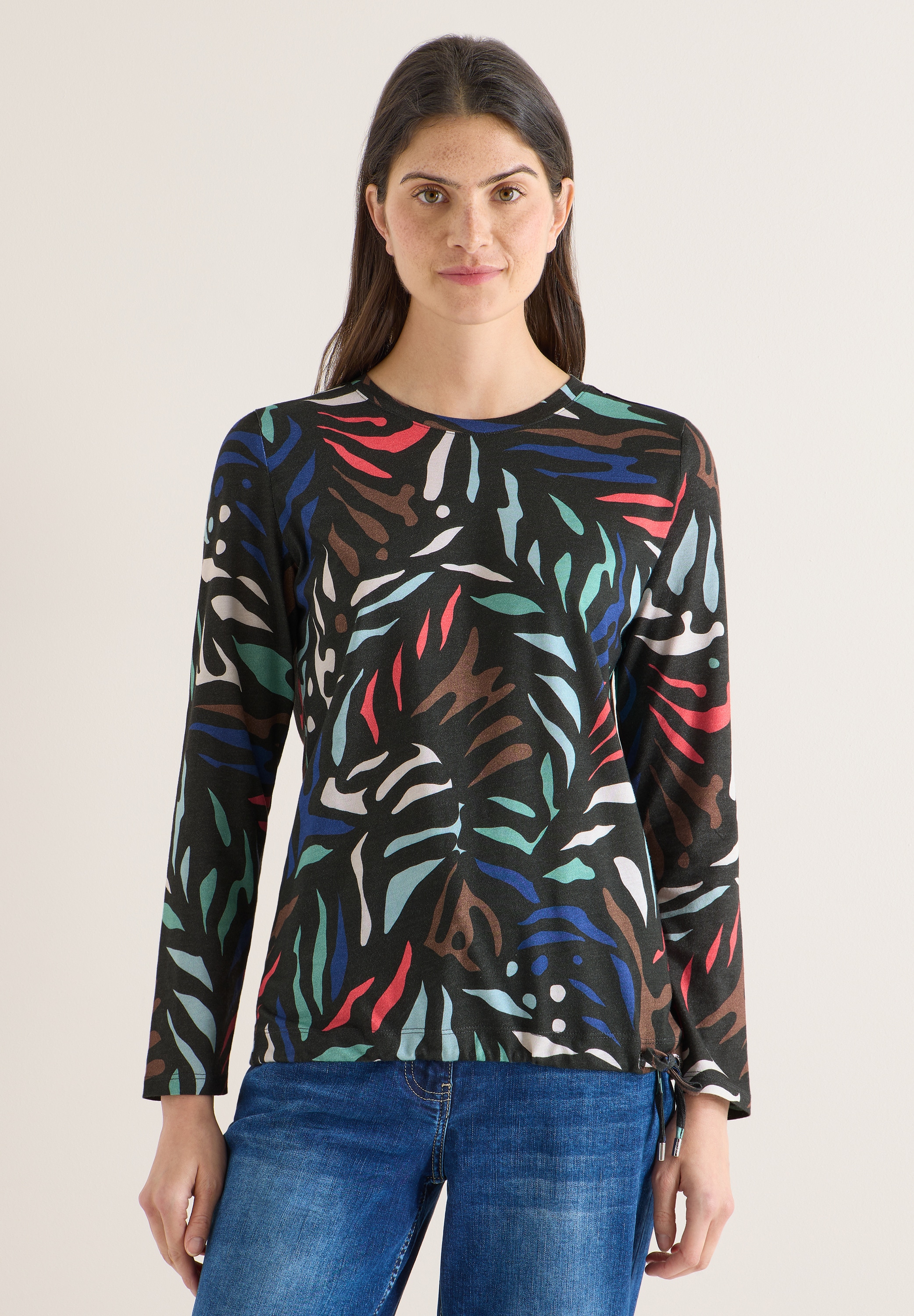 Cecil Langarmshirt mit Rundhalsausschnitt günstig online kaufen