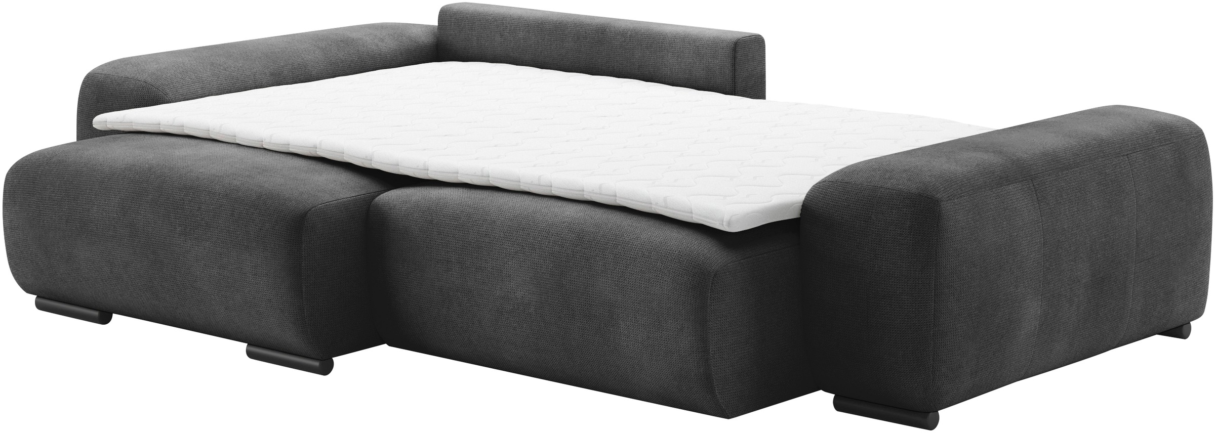 Mr. Couch Polsterecke »Sundance, L-Form«, Dauerschläfer mit Bett, Bettkasten, bis 140 kg belastbar