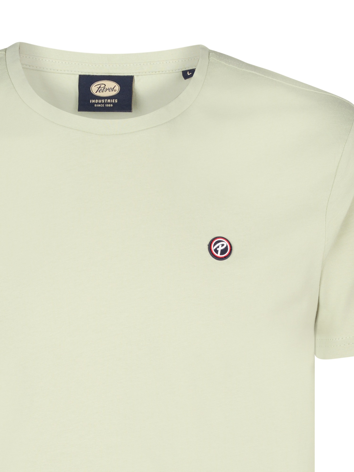Petrol Industries Rundhalsshirt, mit Logo Stickerei