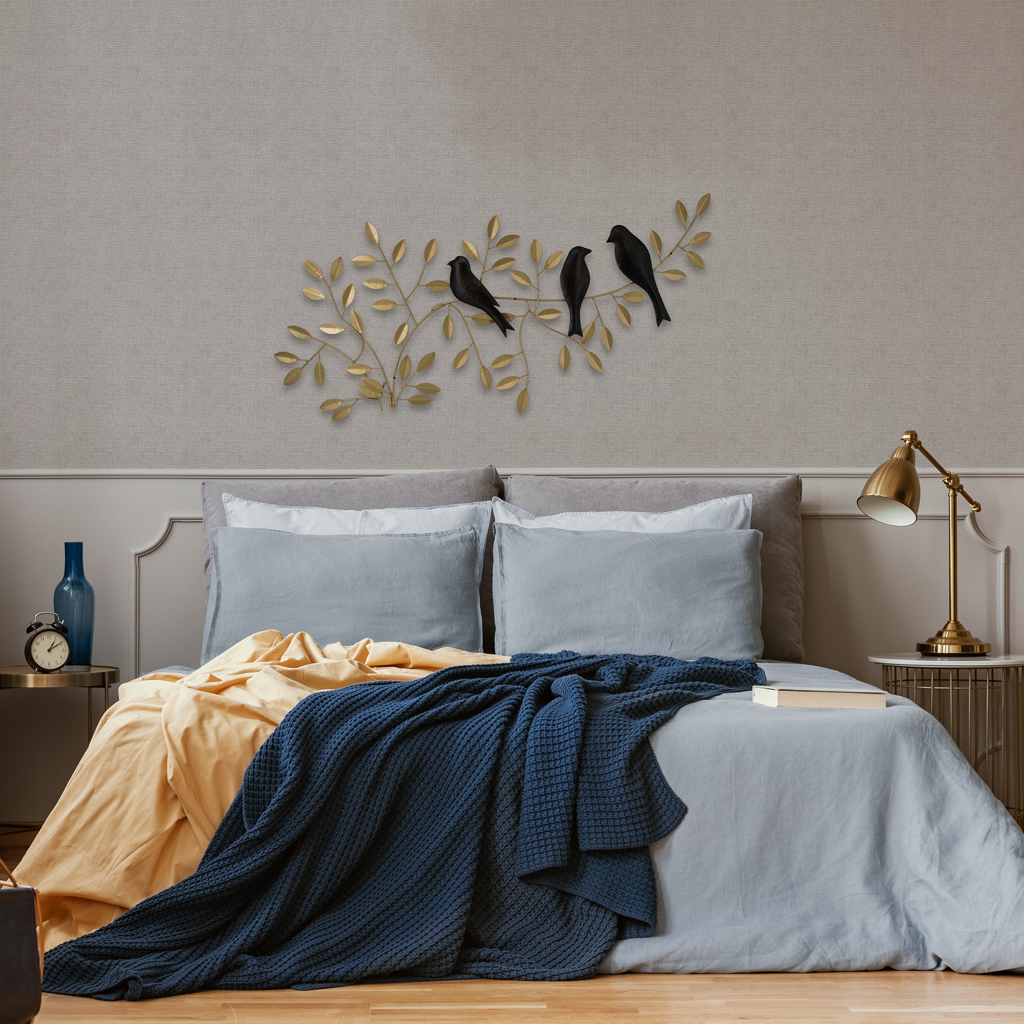 Art for the home Metallbild "Vögel auf dem Zweig", (1 St.) günstig online kaufen
