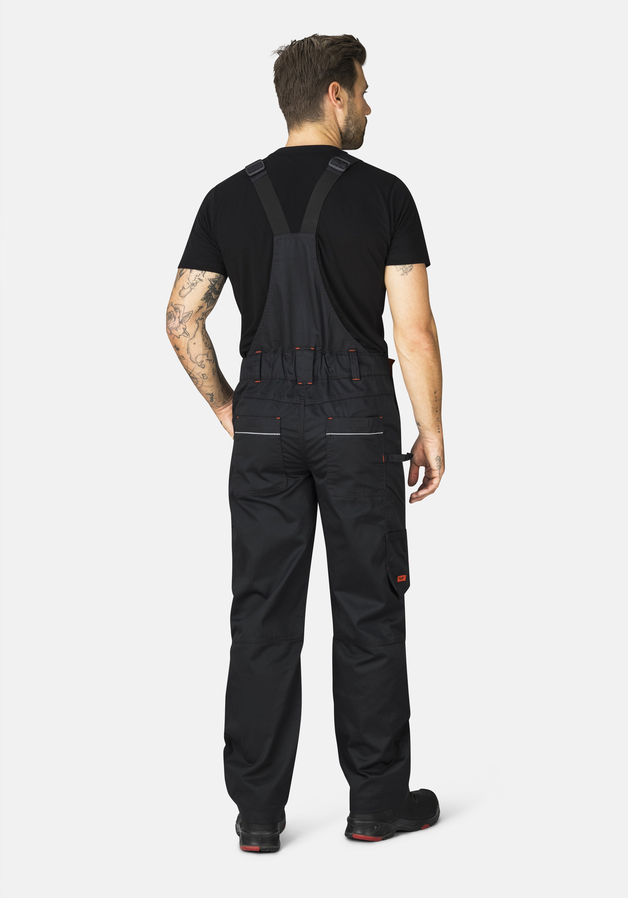 Thumbnail - HERO by John Medoox Arbeitslatzhose "EDMONTON Basic Workwear Arbeits-Cargo-Latzhose" Arbeits-Cargo-Latzhose Funktionsqua...