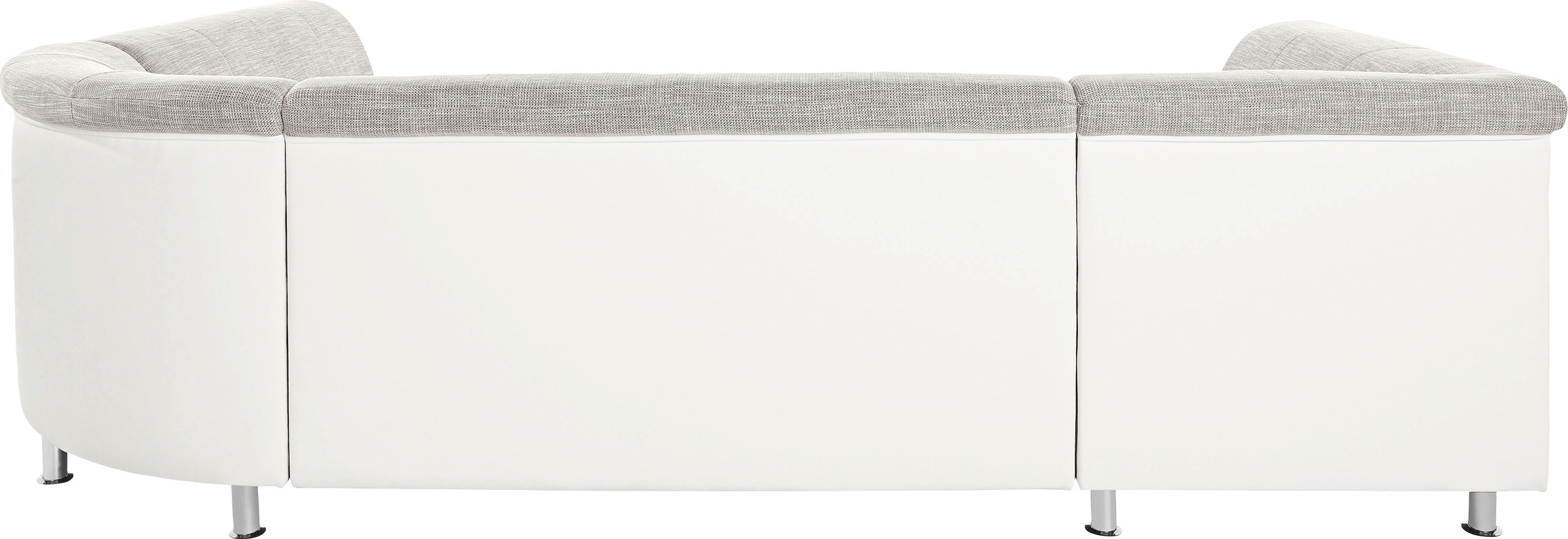 TRENDMANUFAKTUR Wohnlandschaft »Rondo 3, zeitlos und modern, im Materialmix, U-Form«, wahlweise für mehr Komfort mit Federkern, wahlweise mit Bettfunktion