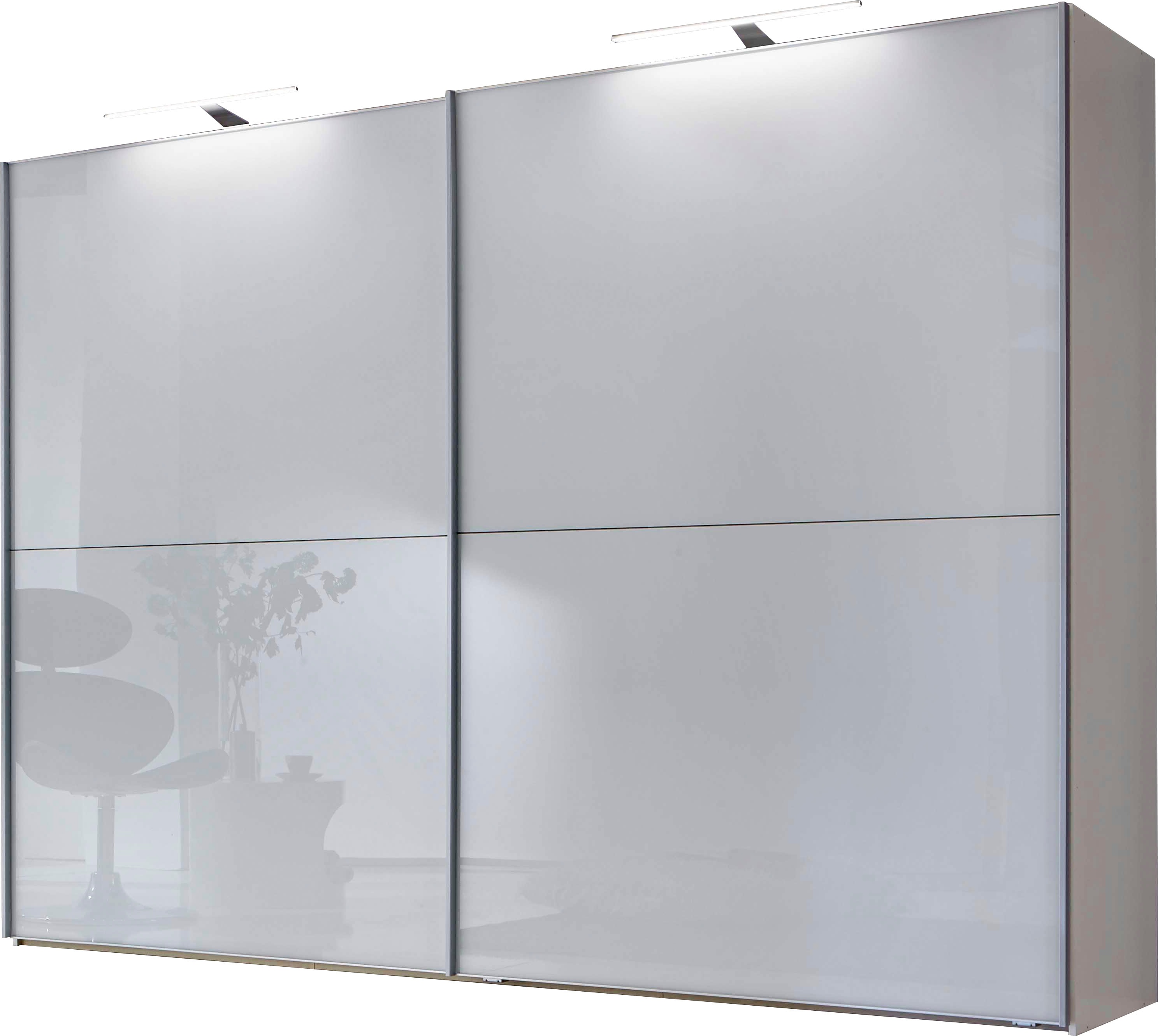 WIEMANN "Orion, Kleiderschrank, Schrank, Wäscheschrank, mit Schiebetüren" hochwertige Glasfront, variable Inneneinteilung, stilvolle Optik