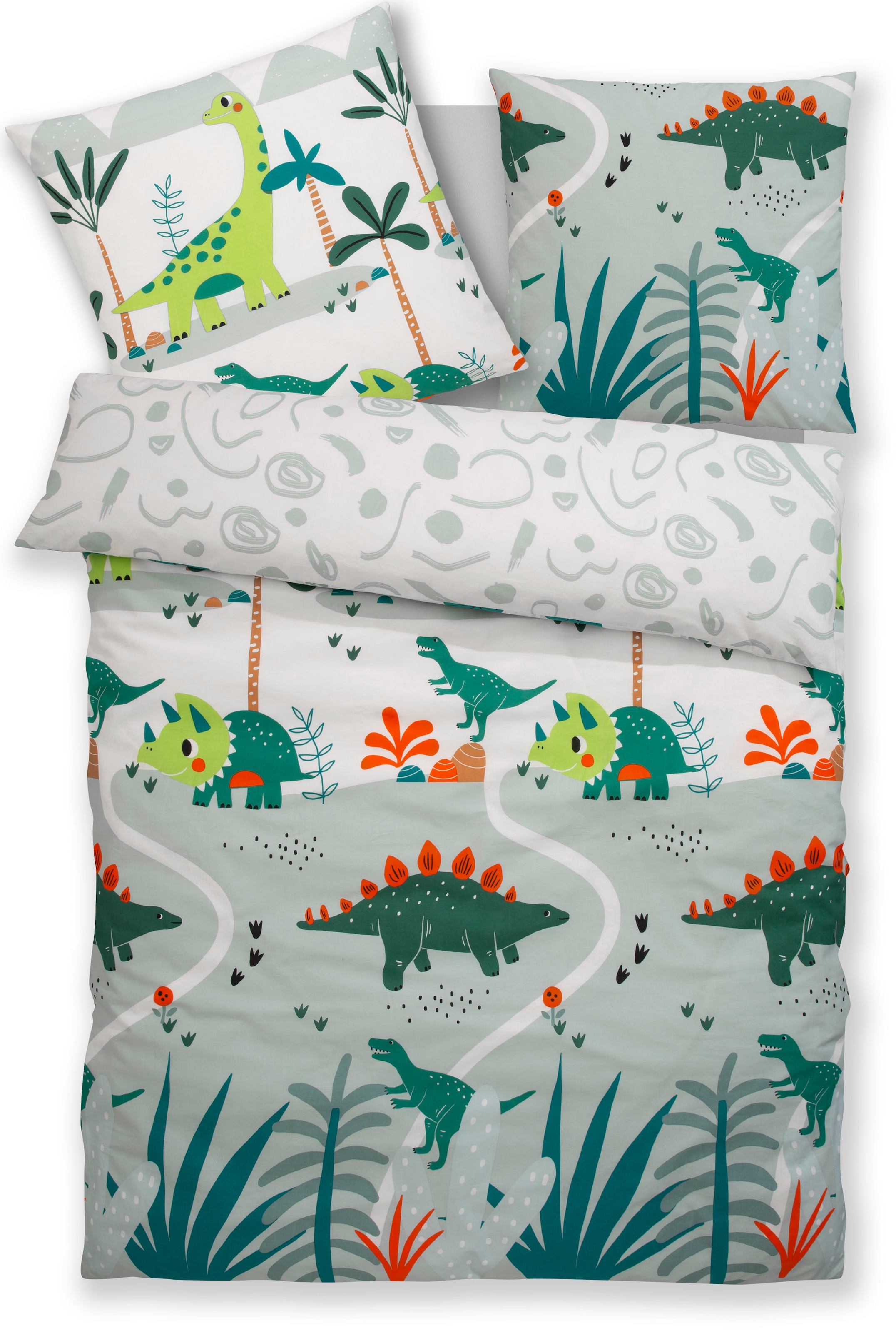 vielen BAUR tlg.), Dino,Einhorn,Weltraum,Baustelle | Designs in Kinderbettwäsche (2 verfügbar: »Cuddlee«, Lüttenhütt