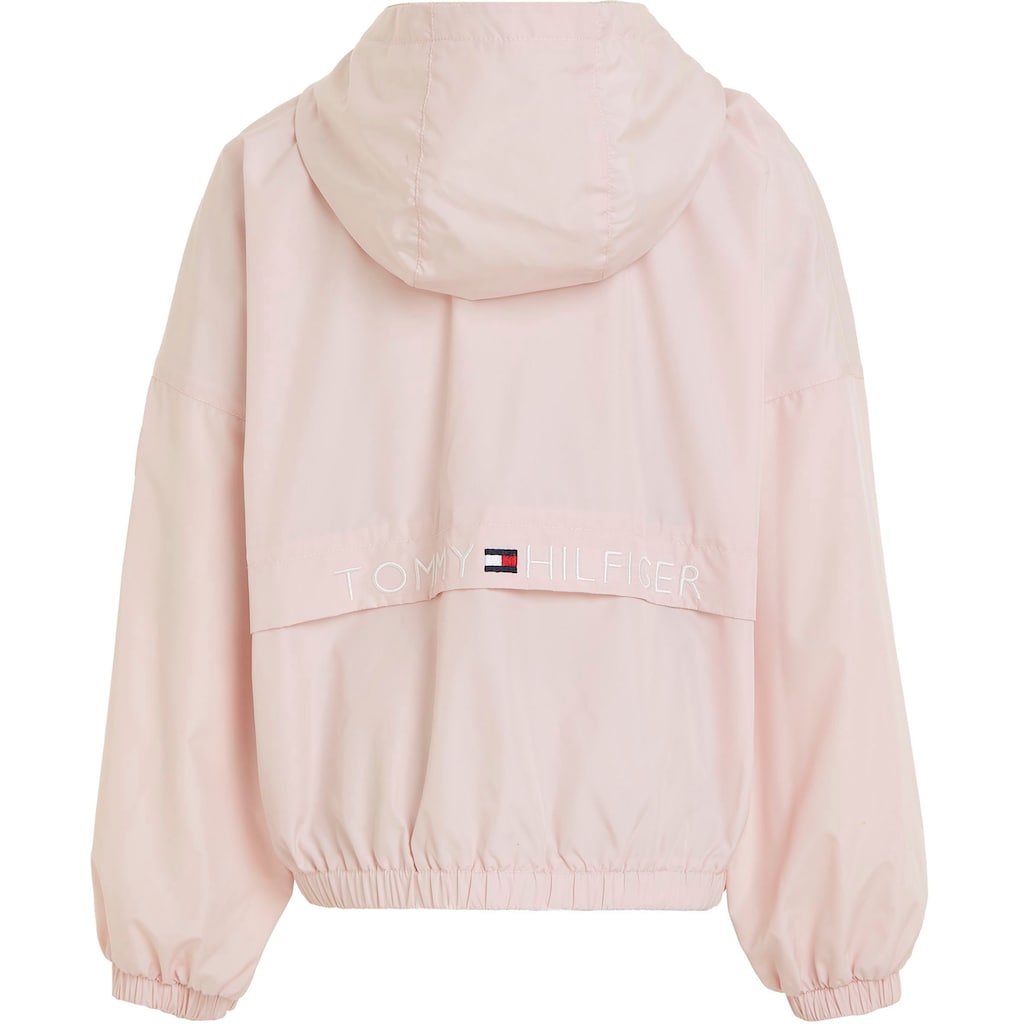 Tommy Hilfiger Windbreaker »ESSENTIAL LW JACKET«, mit Kapuze, mit Logo-Stickereien