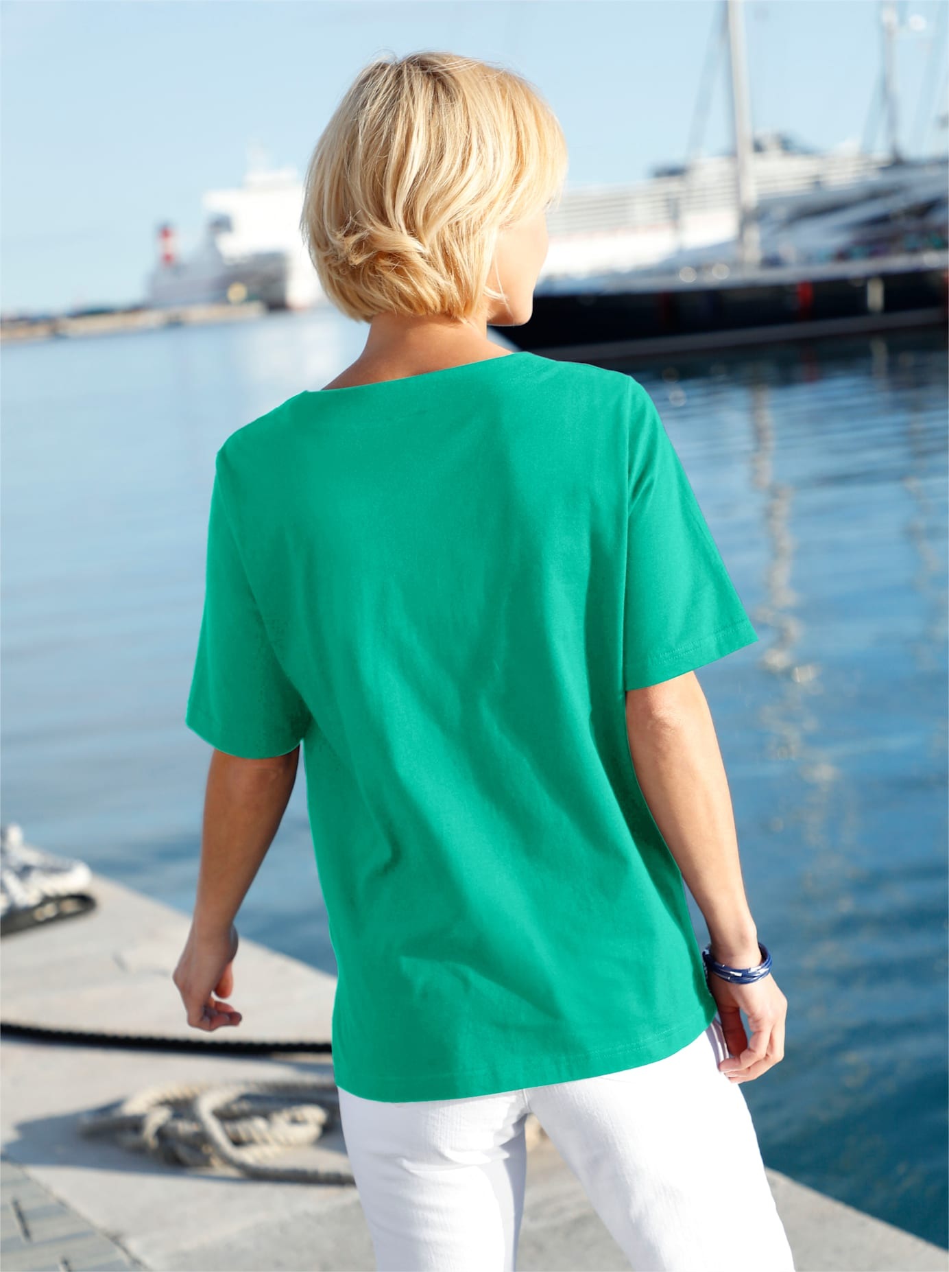 Casual Looks Kurzarmshirt »Shirt«, (1 tlg.)