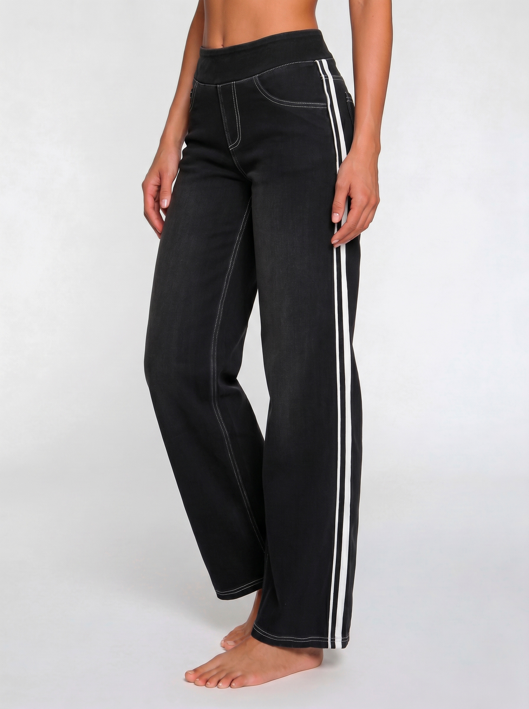 H.I.S Schlupfhose "Wide Leg Style, mit Waschung, mit Taschen, ohne Verschluss" Denim der sich uneingeschränkt bequem anfühlt
