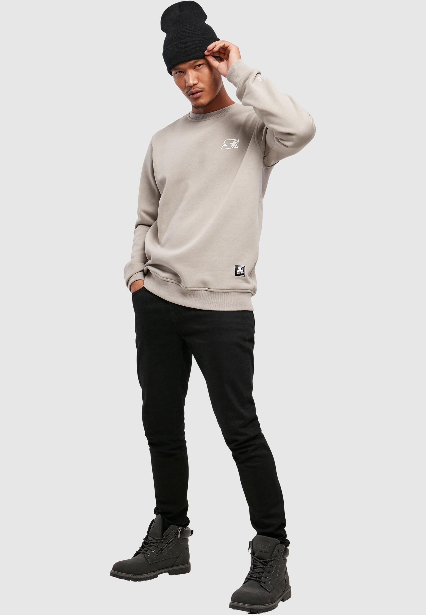 Starter Black Label Rundhalspullover »Starter Black Label Herren Starter Small Logo Crew«, (1 tlg.)