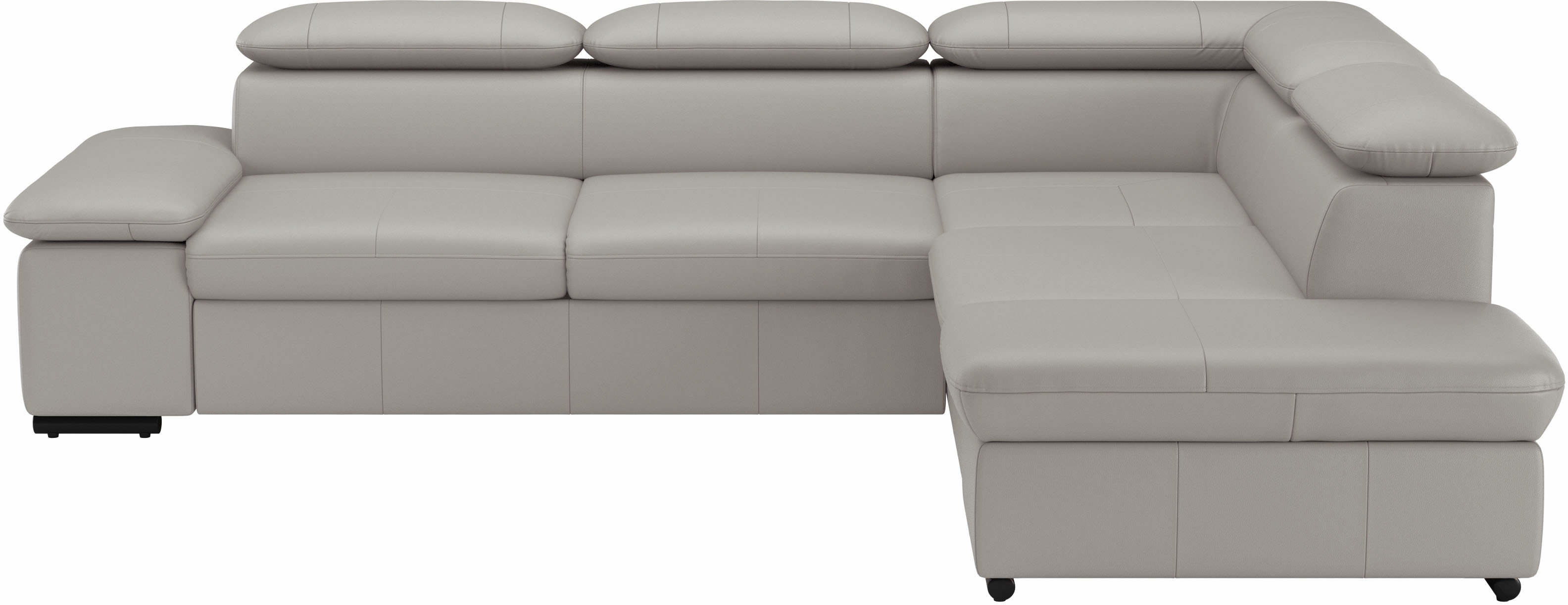 sit&more Ecksofa "Alcudia L-Form, B: 272 cm, Arm- und Kopfteilverstellung, Eckcouch" mit Schlaffunktion, Komfortsitz