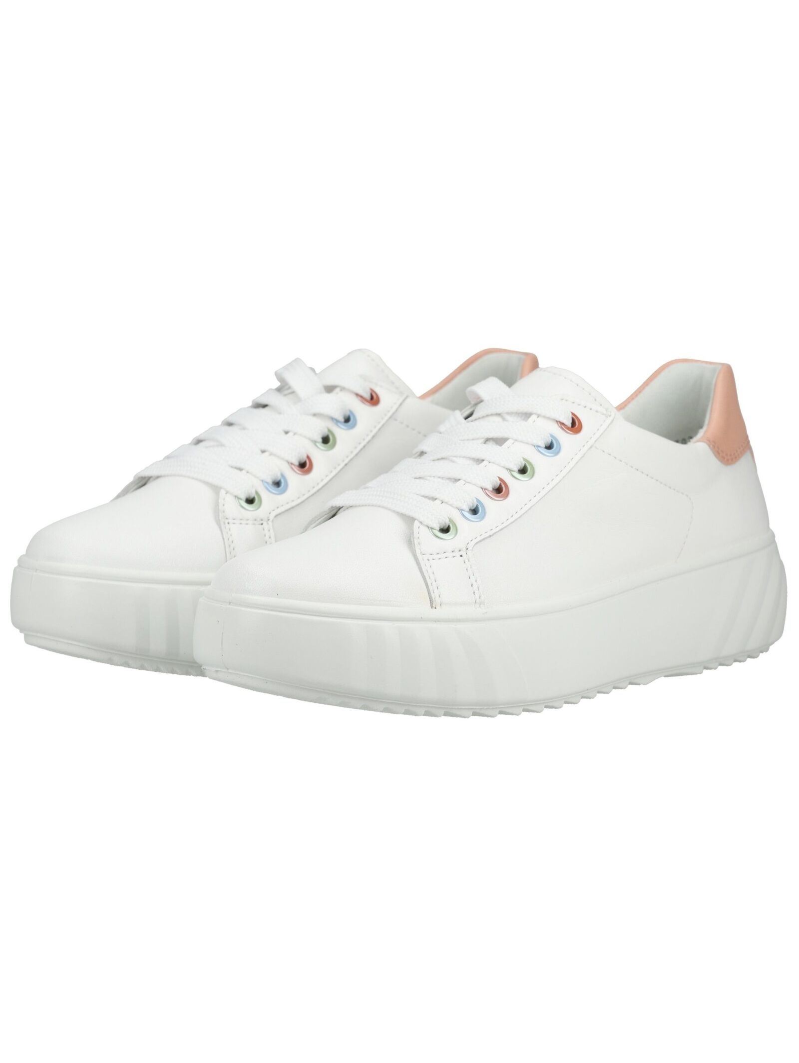 Ara Sneaker Leder Platform Sneaker White/Pink 38 6