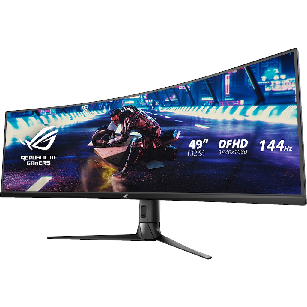 Asus Curved-Gaming-Monitor »XG49VQ«, 124,46 cm/49 Zoll, 3840 x 1080 px, Full HD, 4 ms Reaktionszeit, 144 Hz