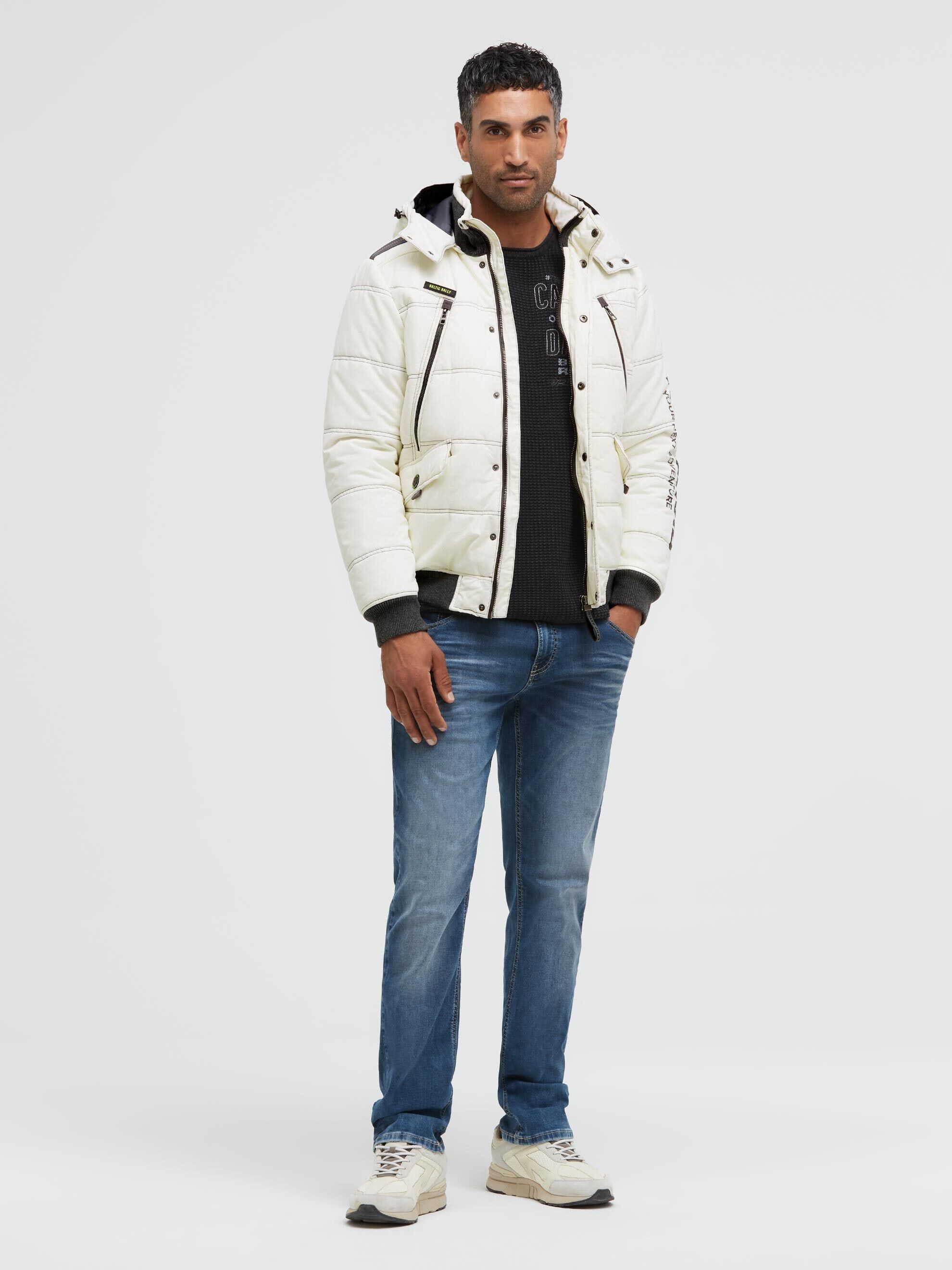 CAMP DAVID Winterjacke mit Kapuze mit Brusttaschen