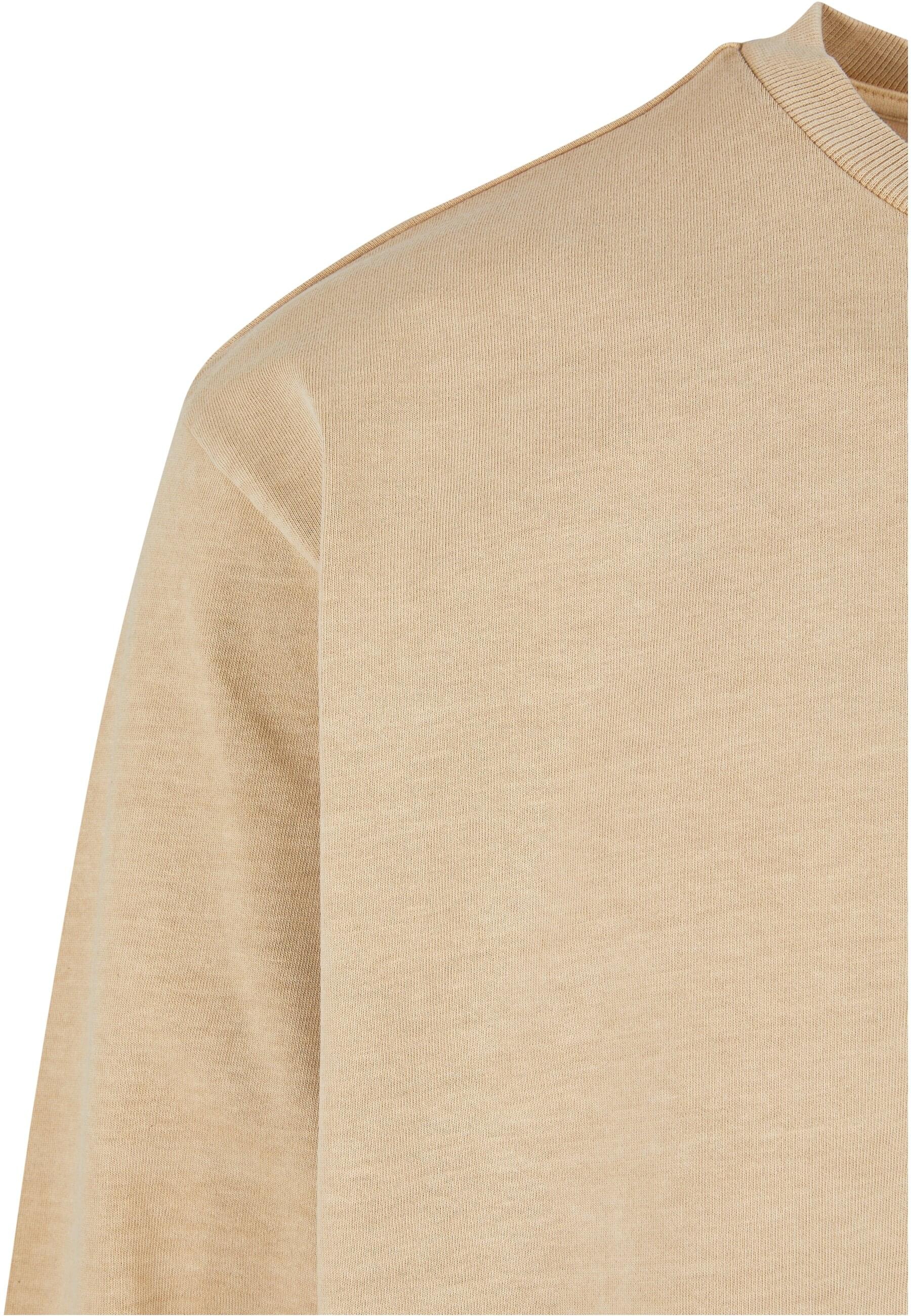 URBAN CLASSICS T-Shirt »Urban Classics Herren Heavy Oversized Garment Dye Longsleeve«, (1 tlg.)