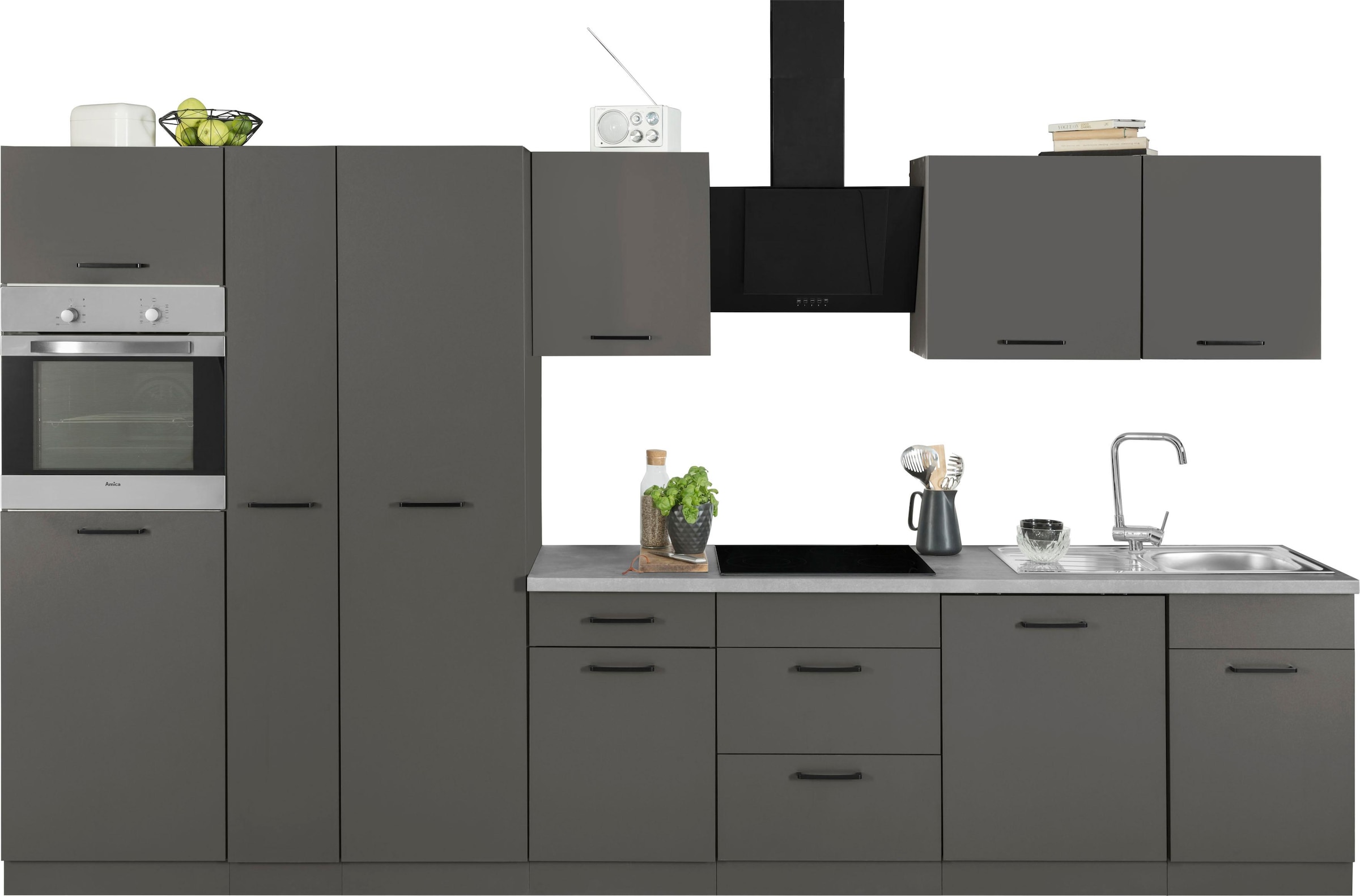 Küchen | wiho Küchenzeile mit BAUR Aufbauservice Wahlweise »Esbo«