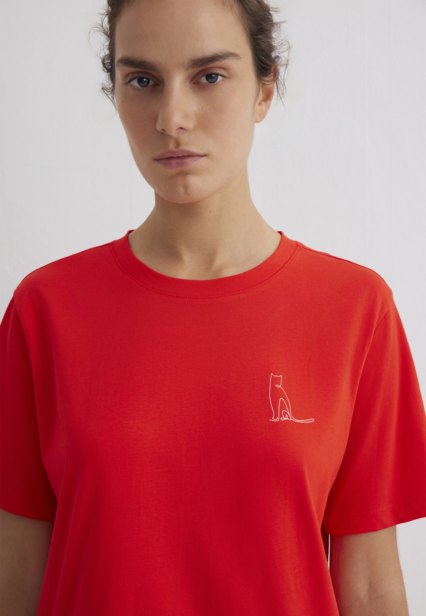 Mavi T-Shirt »GRAPHIC TEES«, Katzen T-Shirt