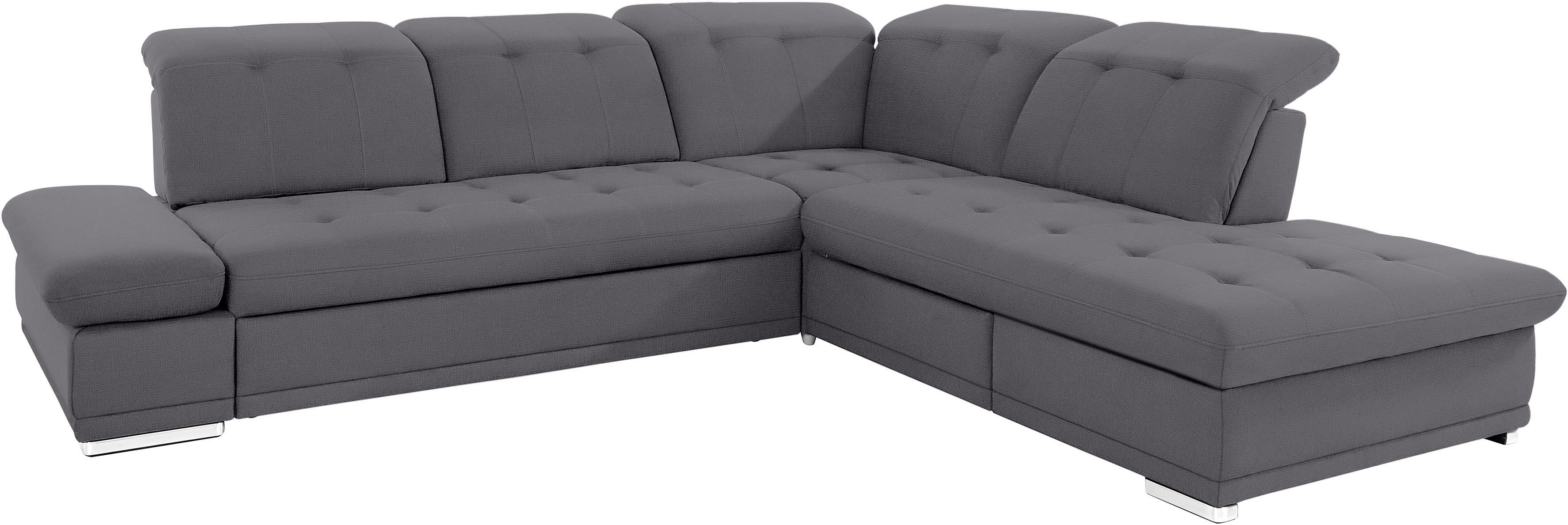 Thumbnail - COTTA Ecksofa "Holiday L-Form mit Sitztiefen-, Armteil- und Kopfteilverstellung", wahlweise mit Bettfunktion & Bettkaste...