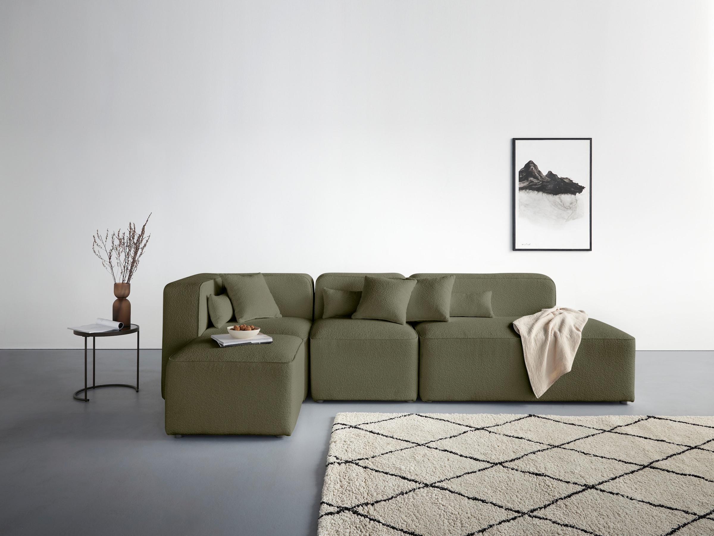 andas Ecksofa "Sundstrup L-Form", Modulserie, individuelle Zusammenstellung günstig online kaufen