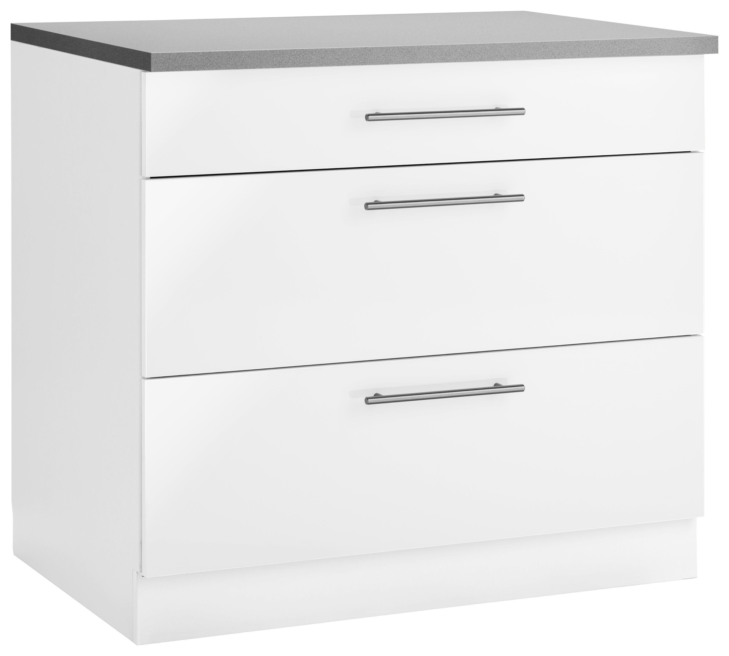 Thumbnail - wiho Küchen Unterschrank "Cali, TOPSELLER" 90 cm breit, mit 2 großen Auszügen