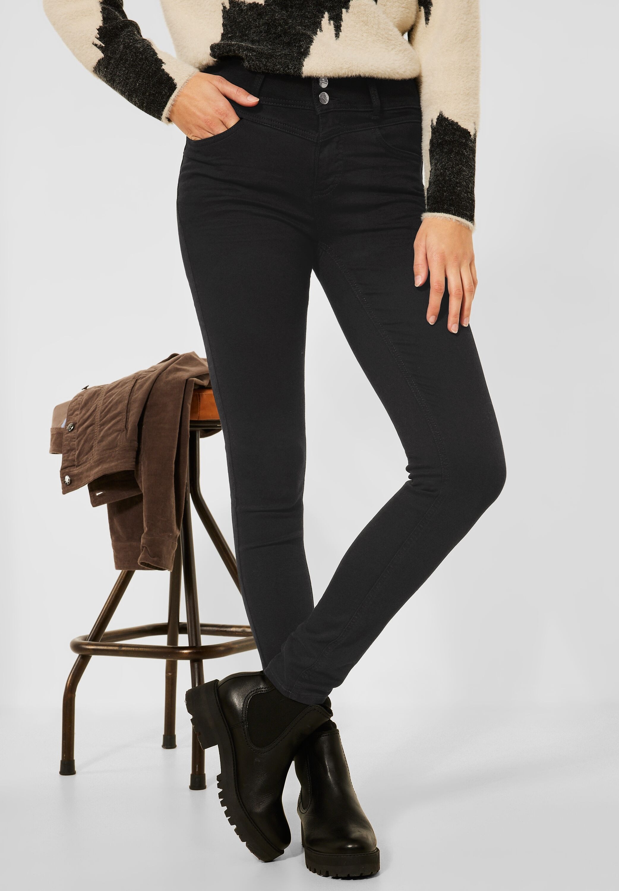 STREET ONE Slim-fit-Jeans, 4-Pocket Style