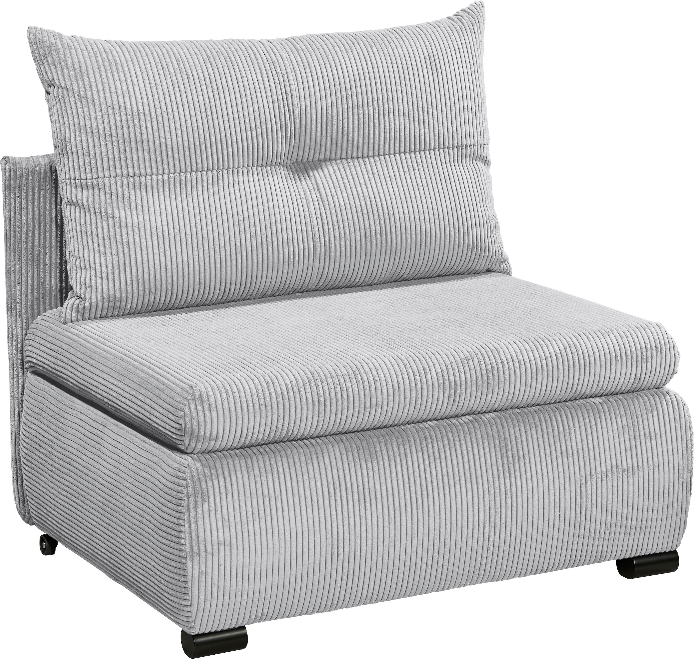 ED EXCITING DESIGN Schlafsofa »Charlie«, Schlafsessel mit Bettkasten & 1 Rückenkissen