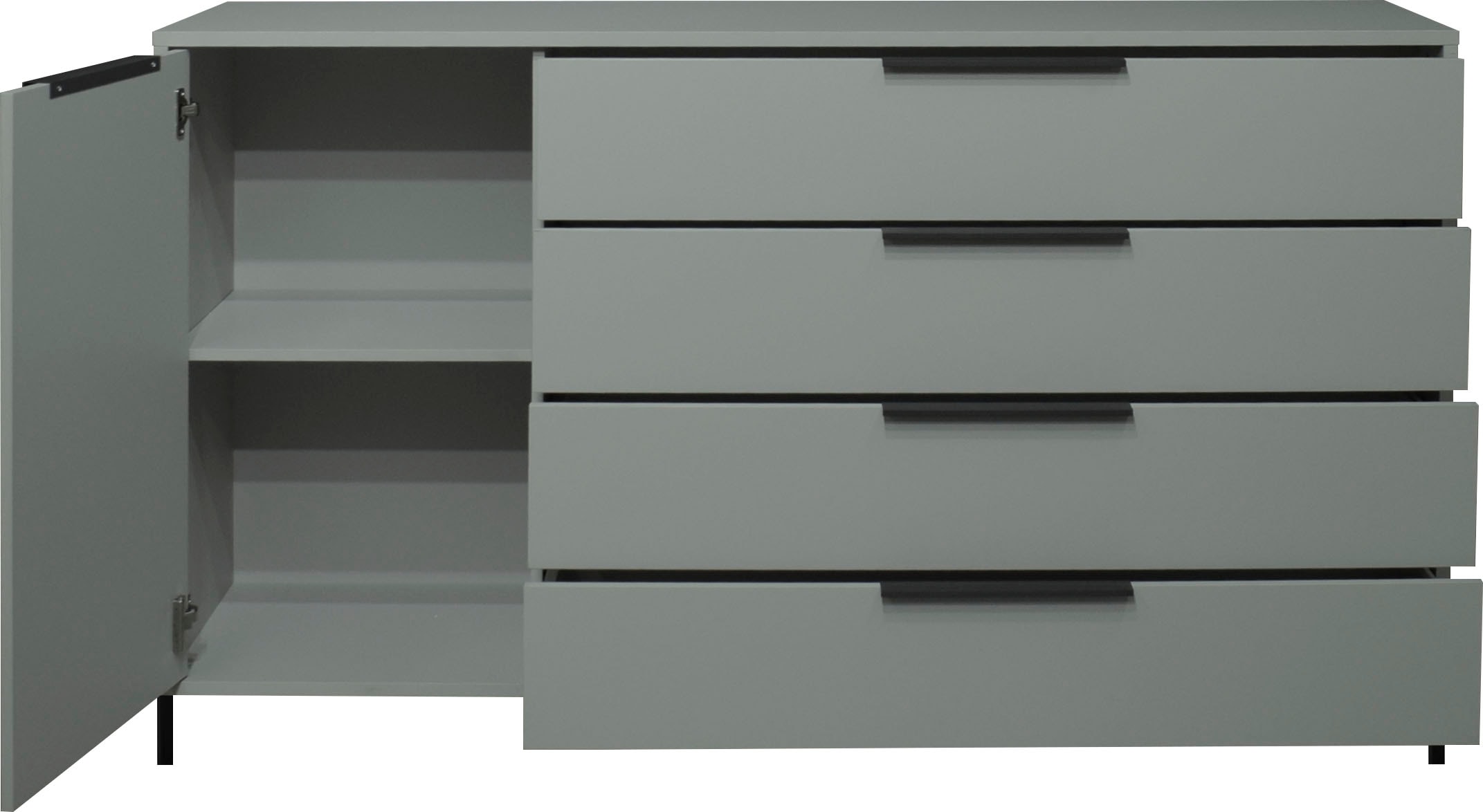 Mäusbacher Highboard »Bonnie TOPSELLER!«, Board mit Quadratgestell