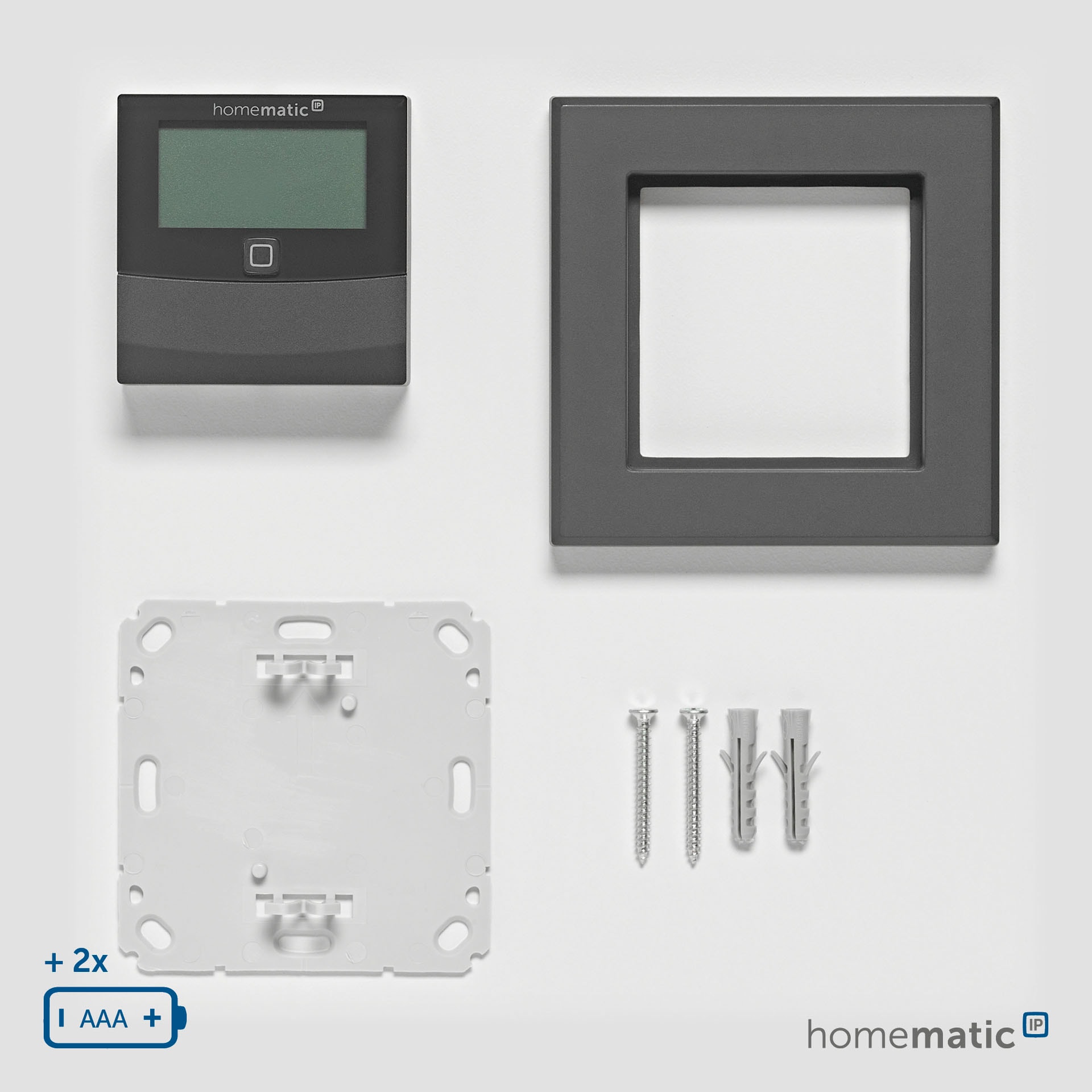 Homematic IP Smart-Home-Zubehör »Temperatur- und Luftfeuchtigkeitssensor mit Display - innen«, (1 St.)