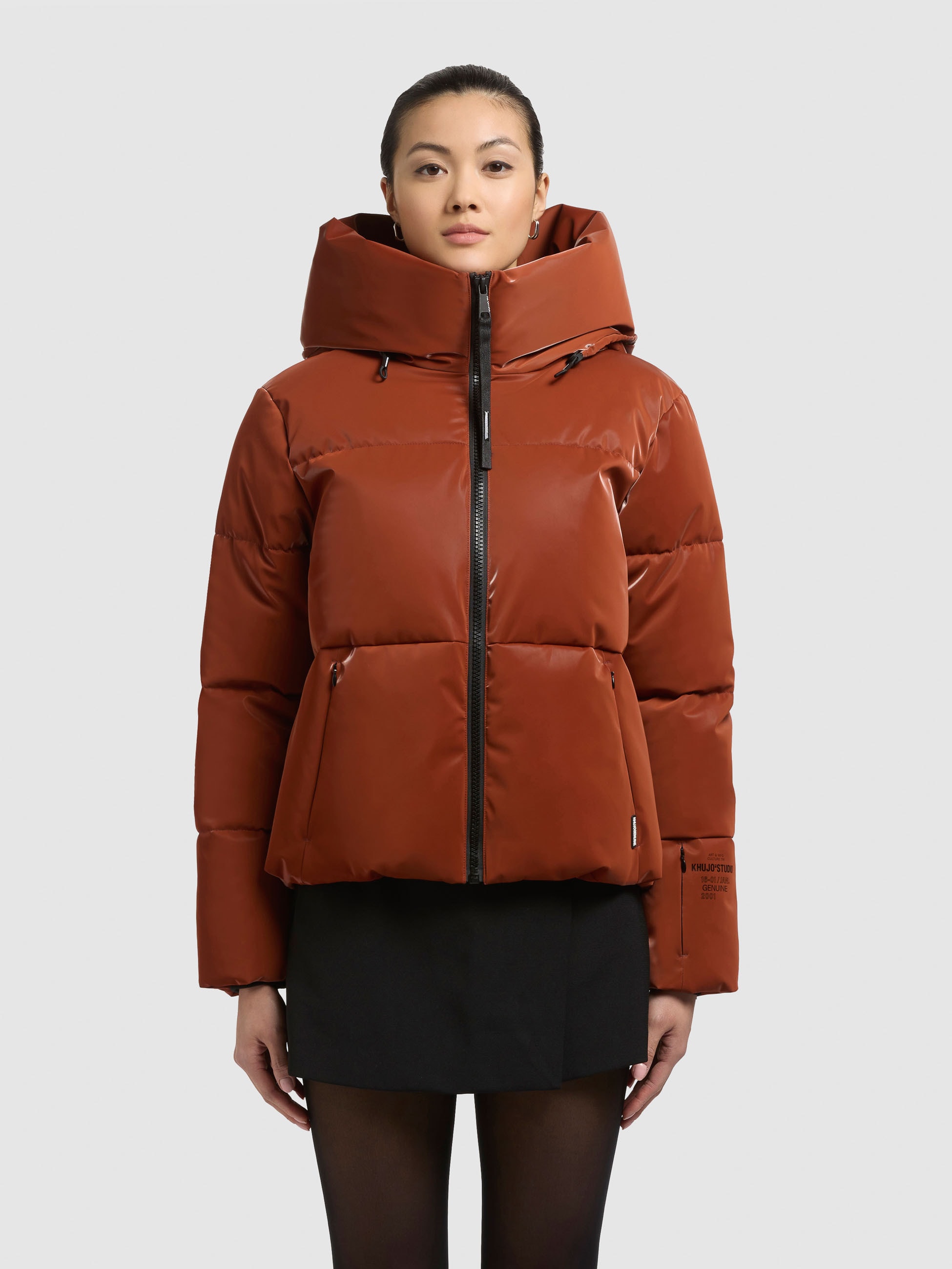 khujo Steppjacke »AUDREY SHINY« mit Kapuze