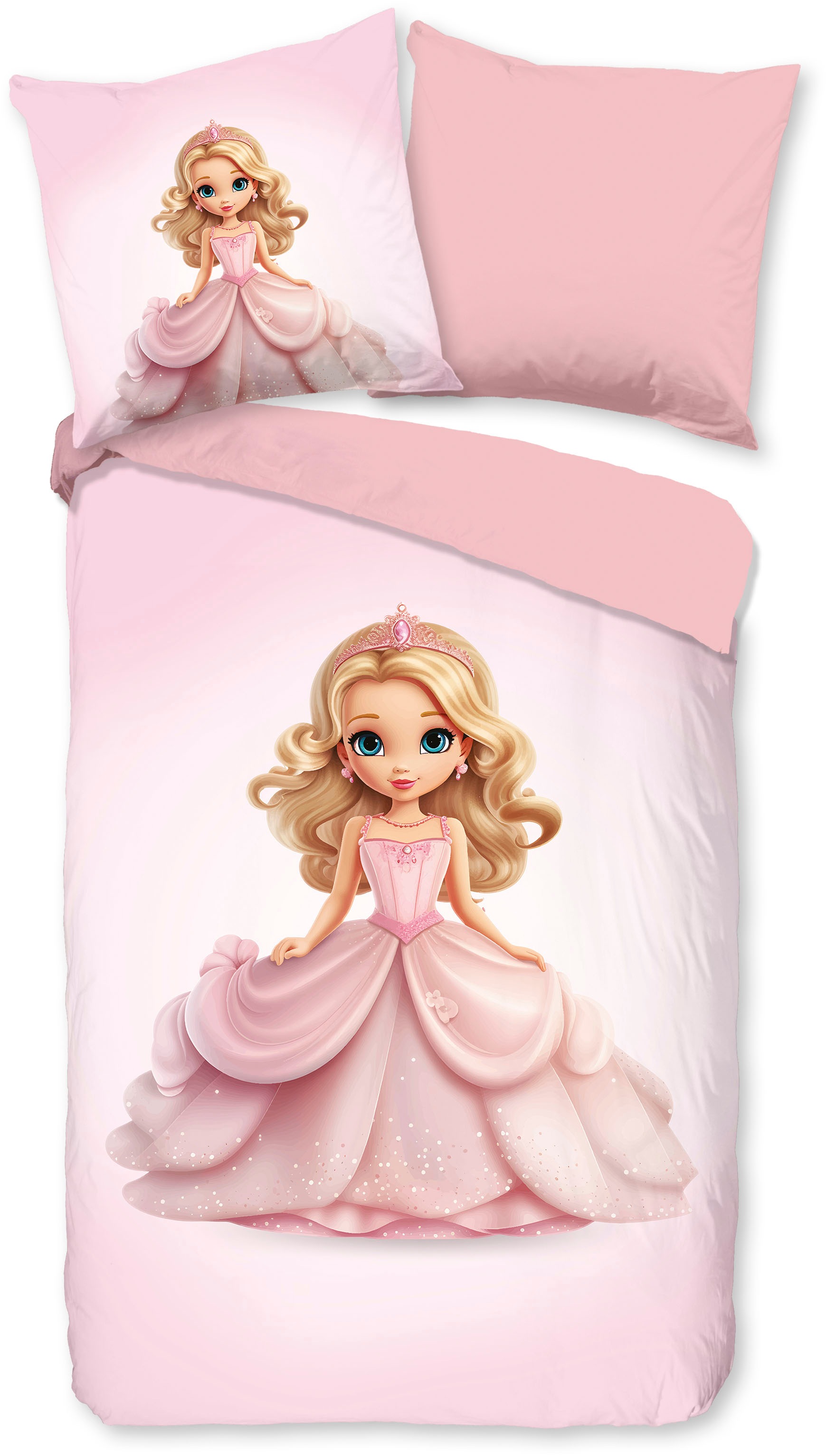 PURE luxury collection Kinderbettwäsche "Bellas" 2 Stk. Mikrofaser, 135x200 günstig online kaufen